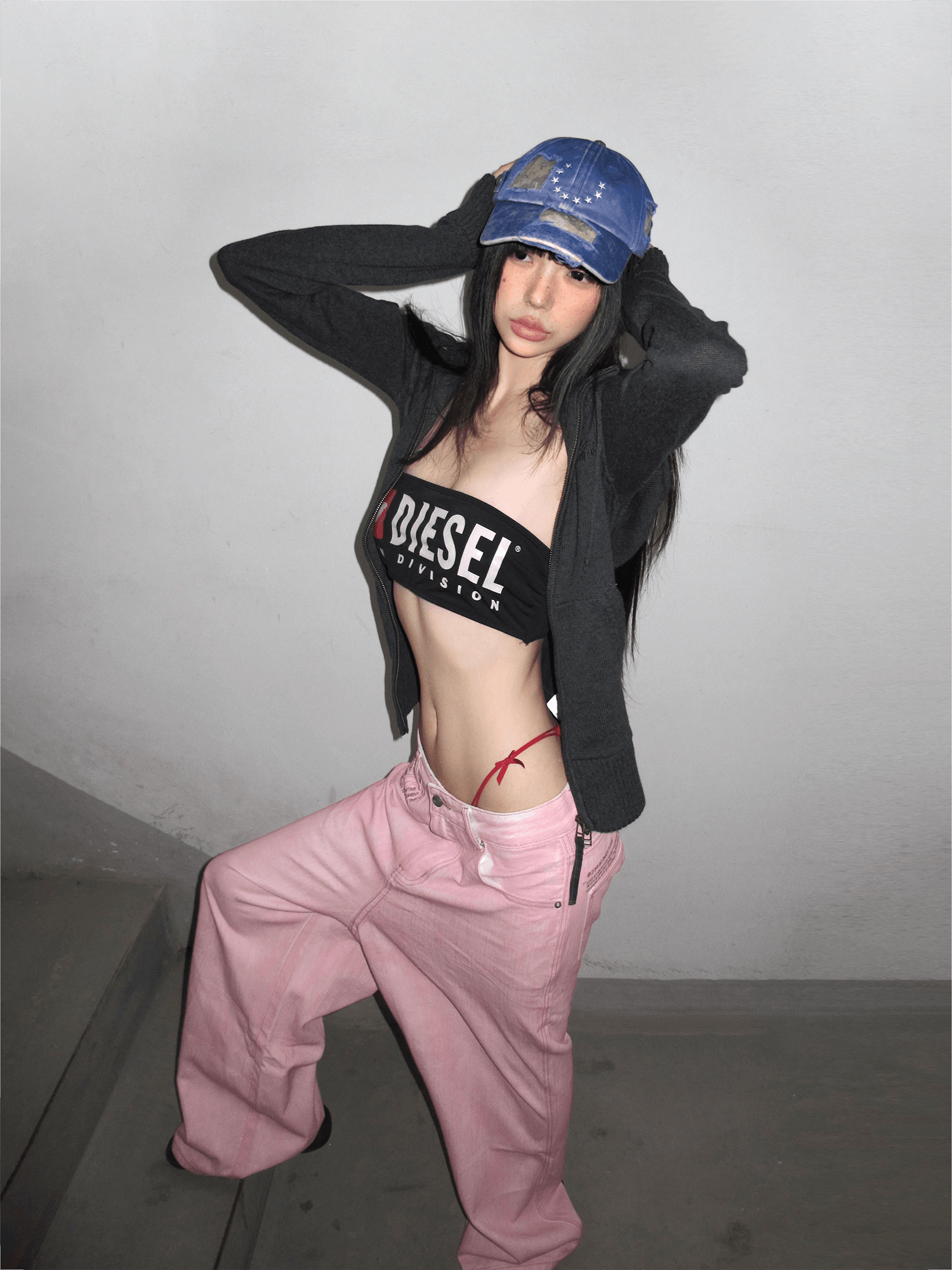 DAMAGED BASEBALL CAP