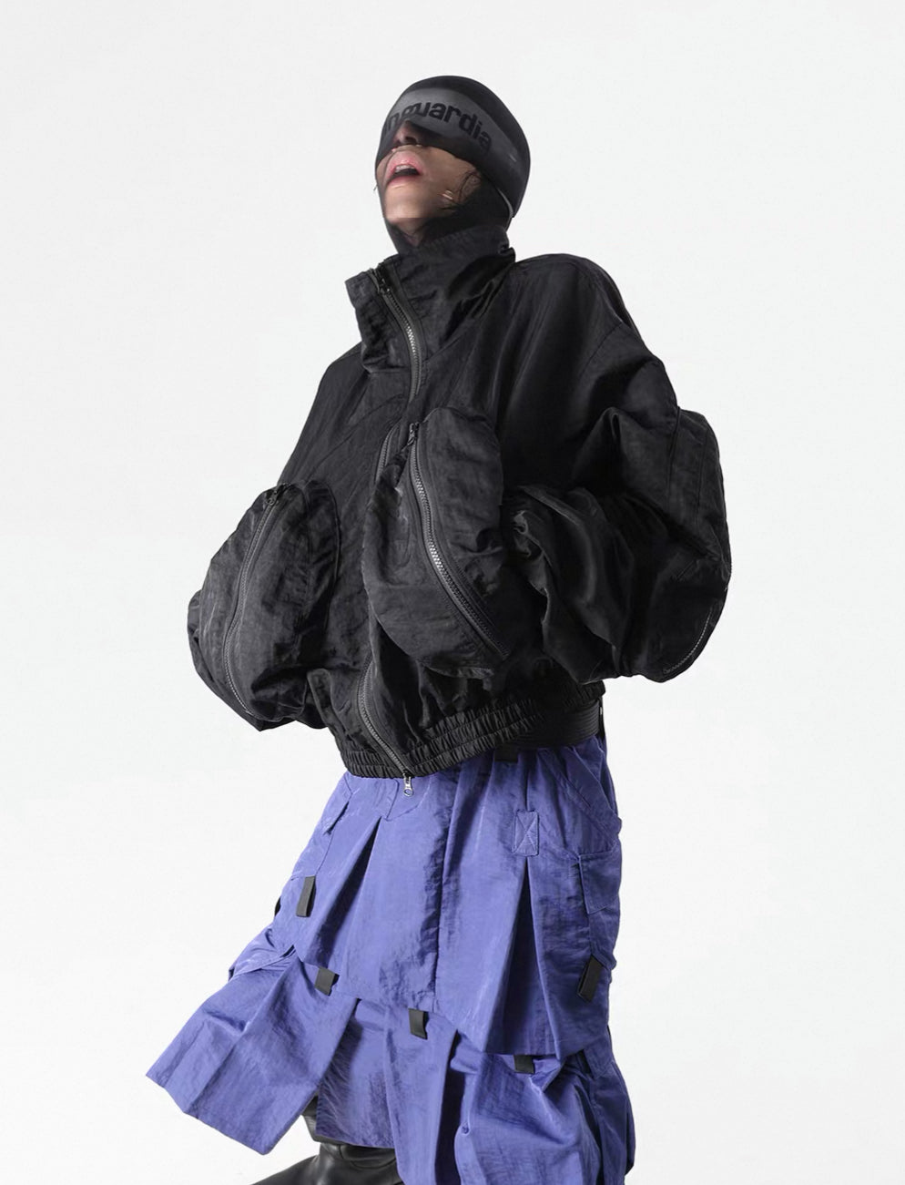 MULTI POCKET NYLON JACKET