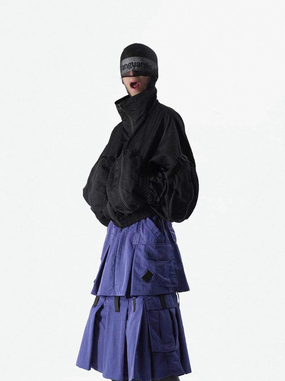 MULTI POCKET NYLON JACKET