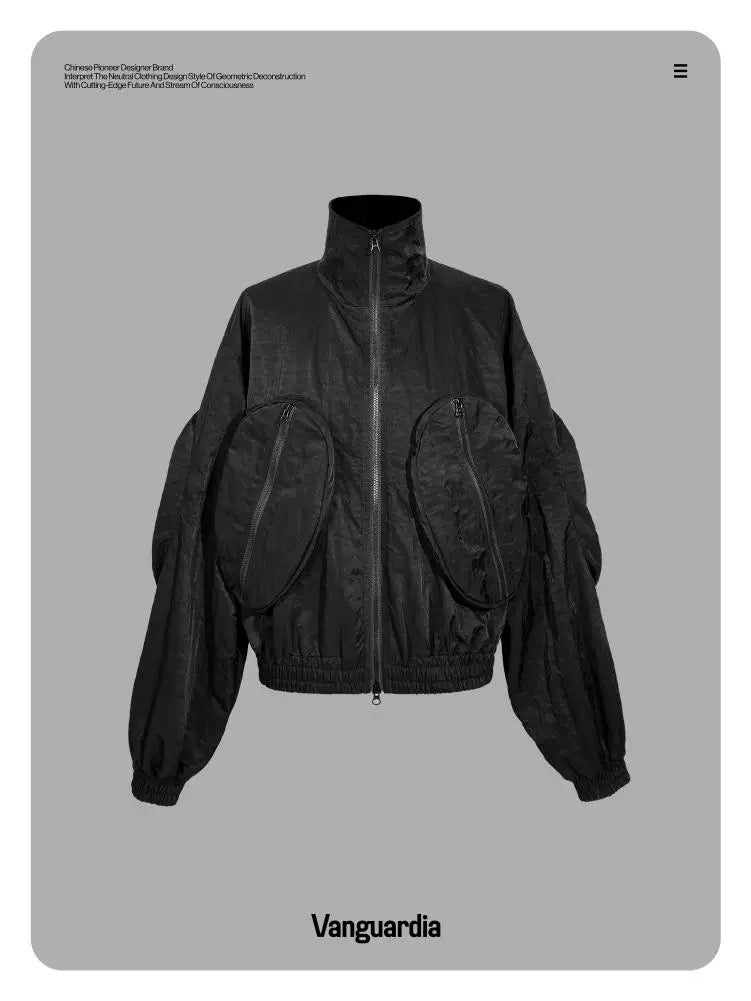 MULTI POCKET NYLON JACKET