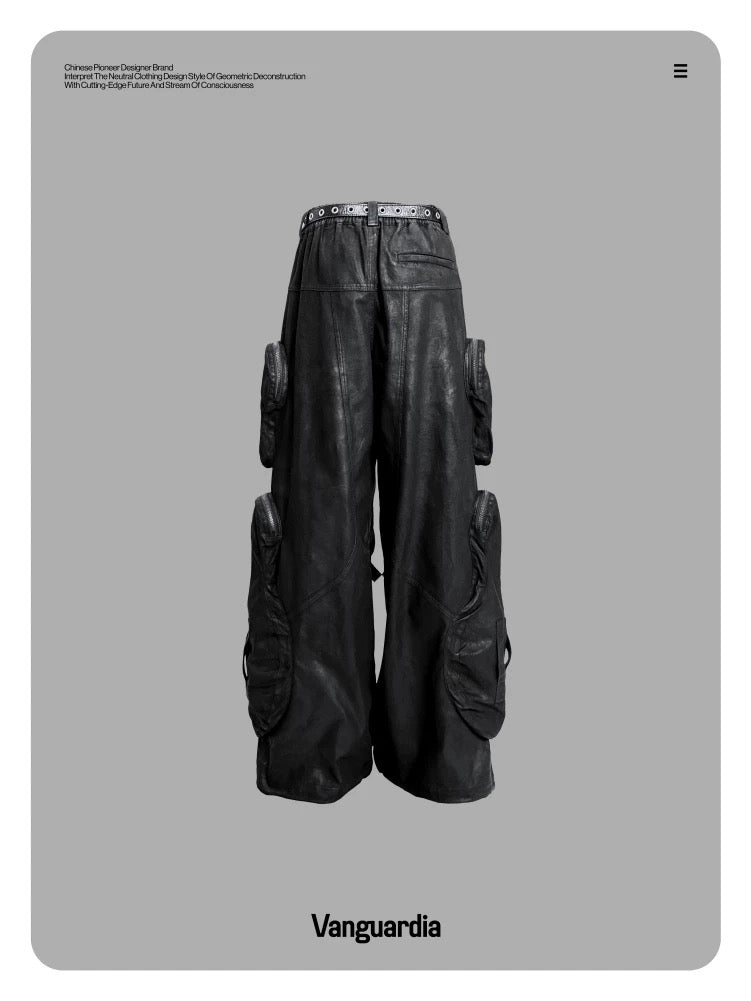 MULTI WAX CARGO PANTS