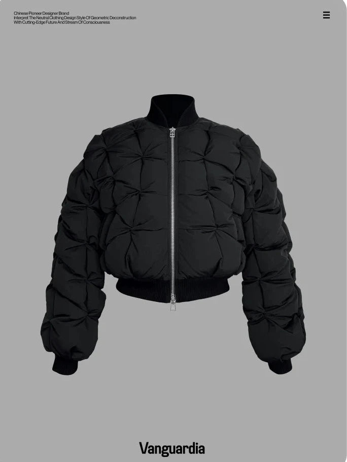 HANDMADE SHORT DOWN JACKET