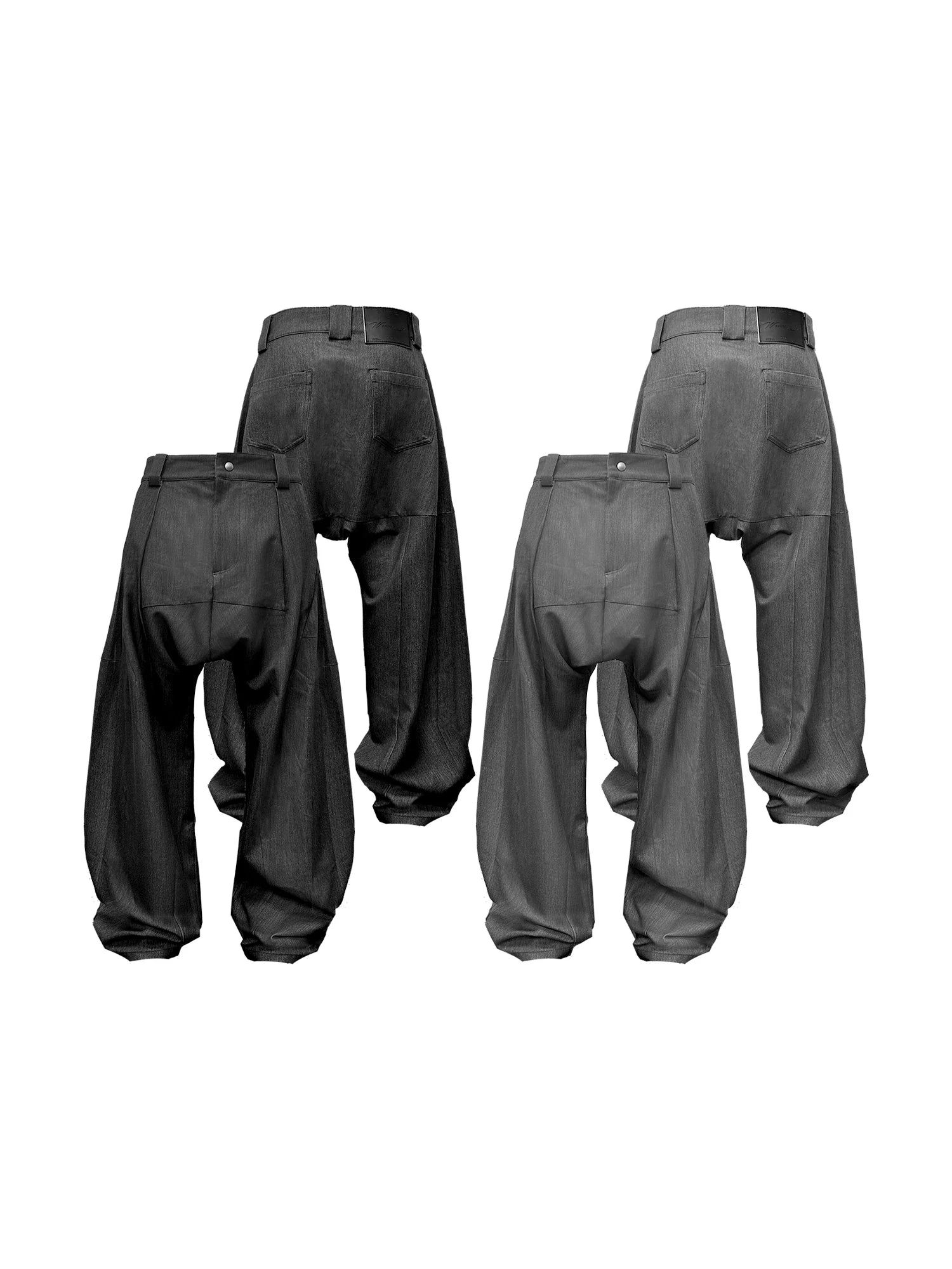 CROPPED FAUX PANTS