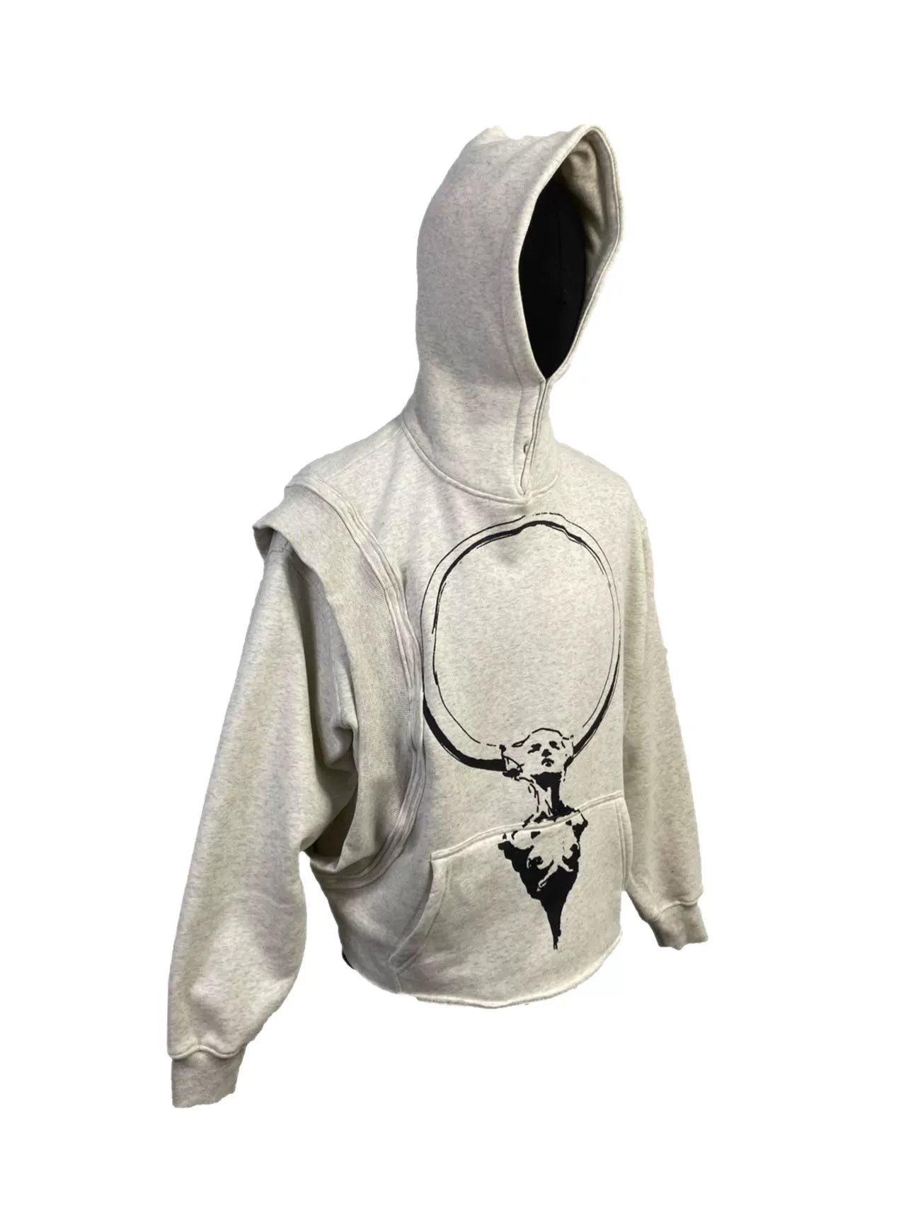 DECONSTRUCTED HOODIE