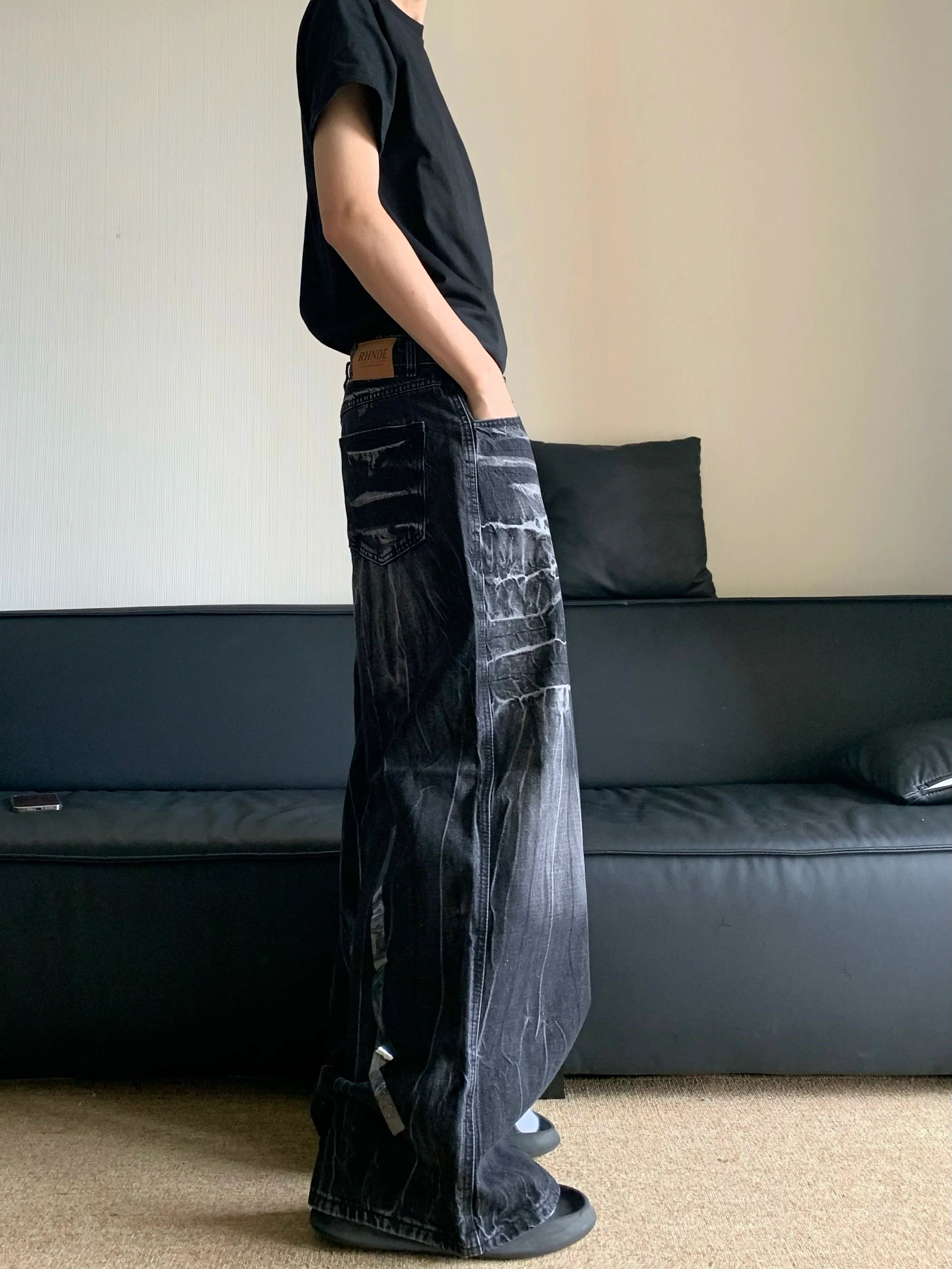 VINTAGE WIDE-LEG JEANS