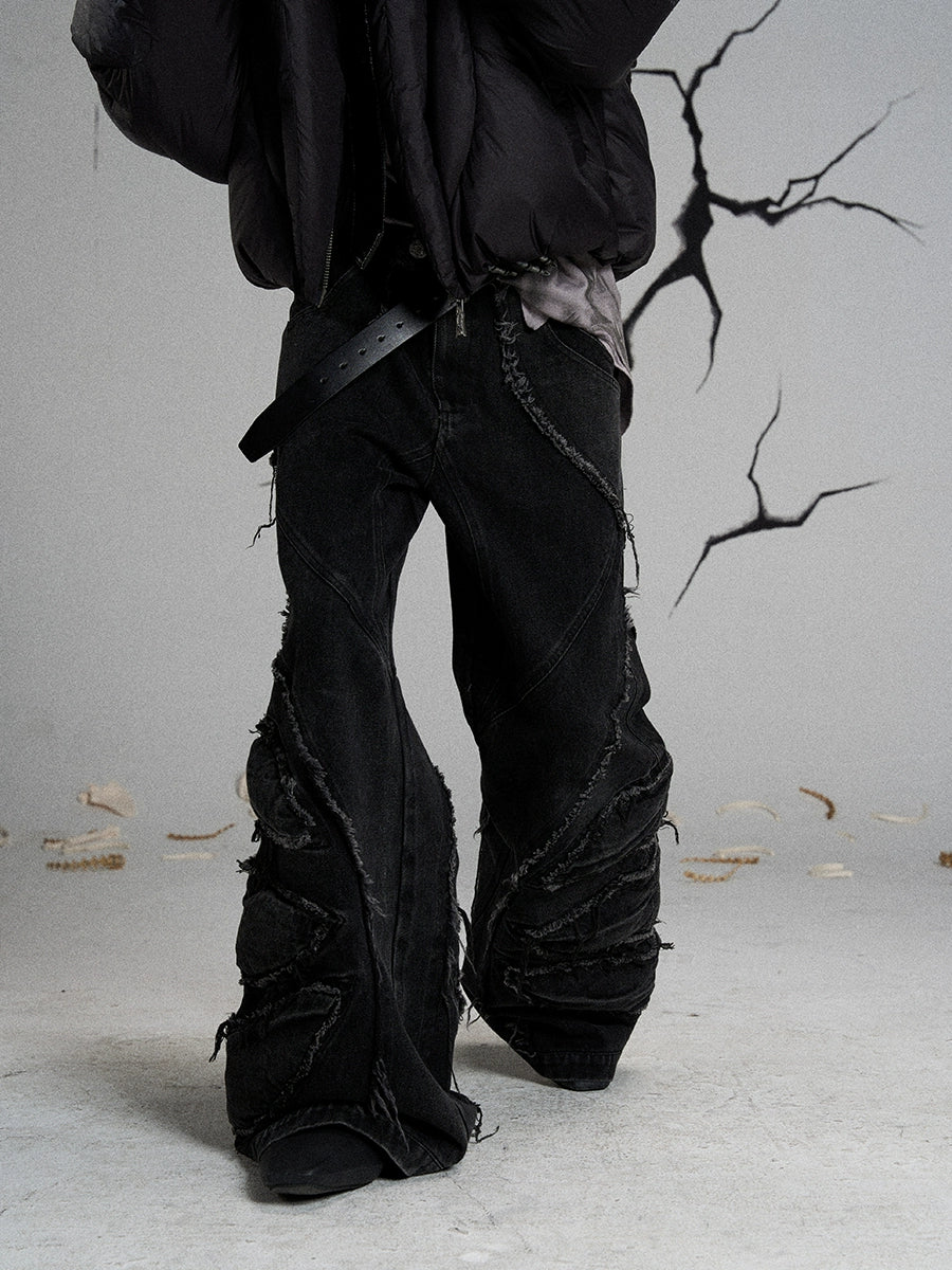 ALIEN DRAGON CLAW DENIM PANTS