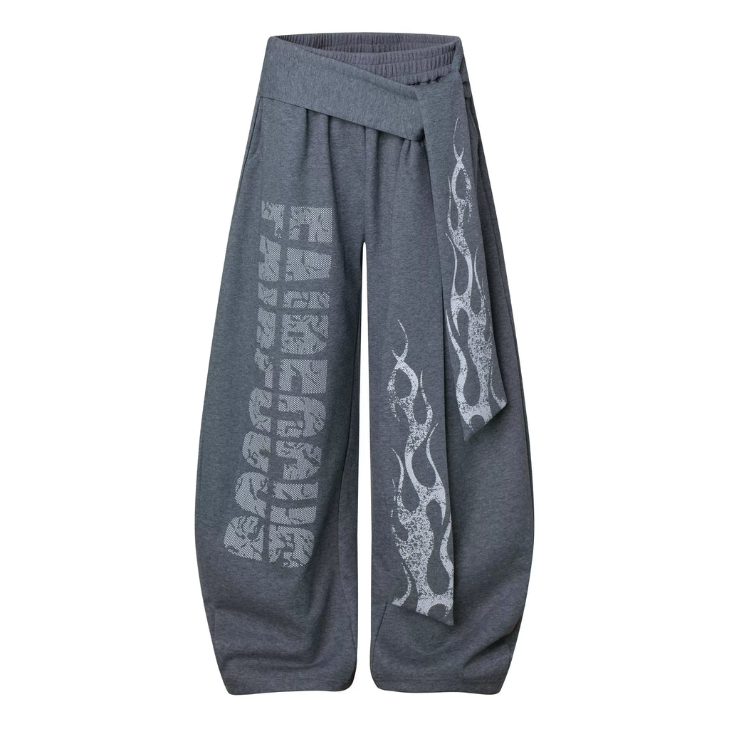 Y2K GRAPHIC DANCE SWEATPANTS