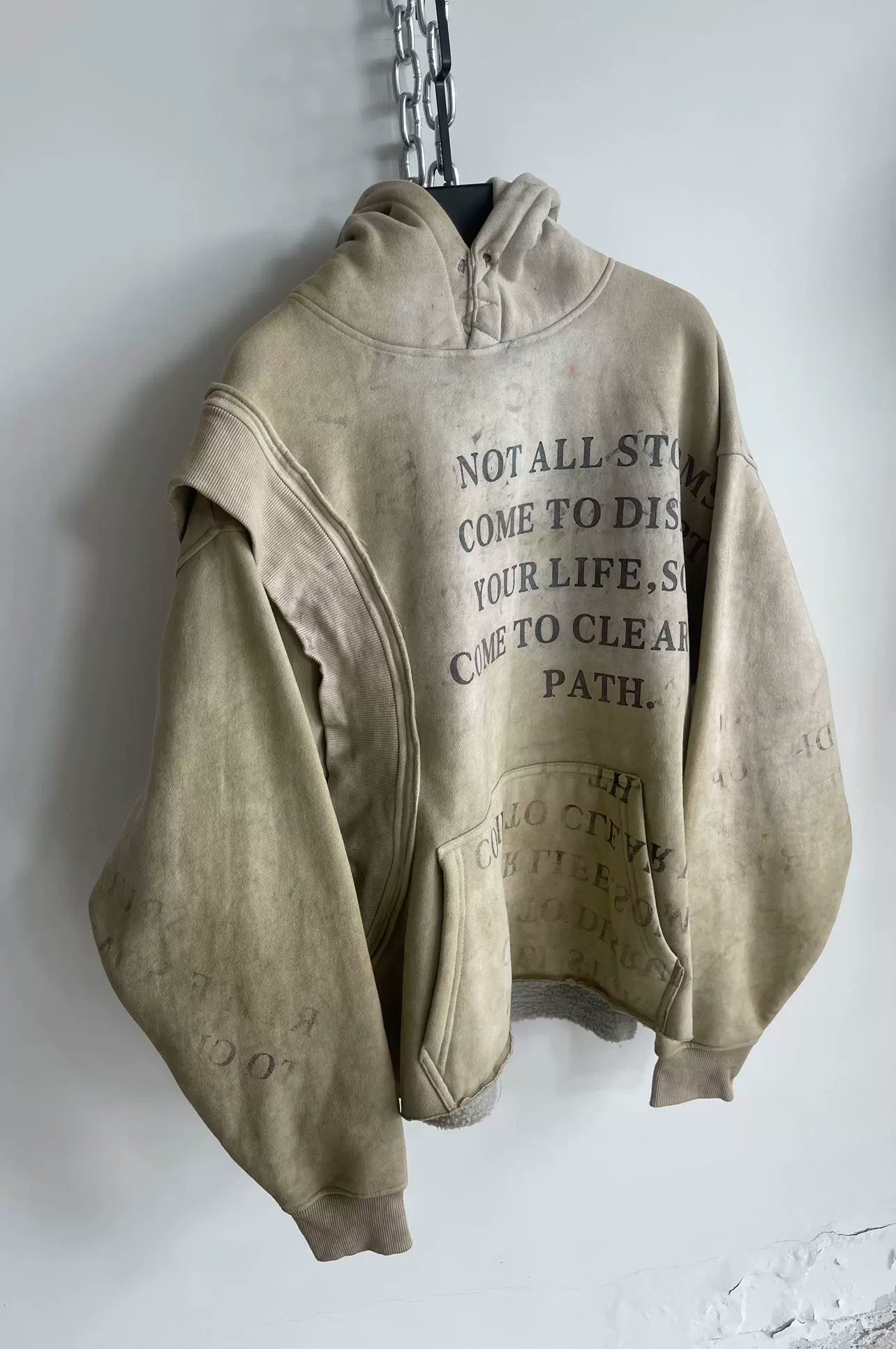 CUSTOM DISTRESSED HOODIE