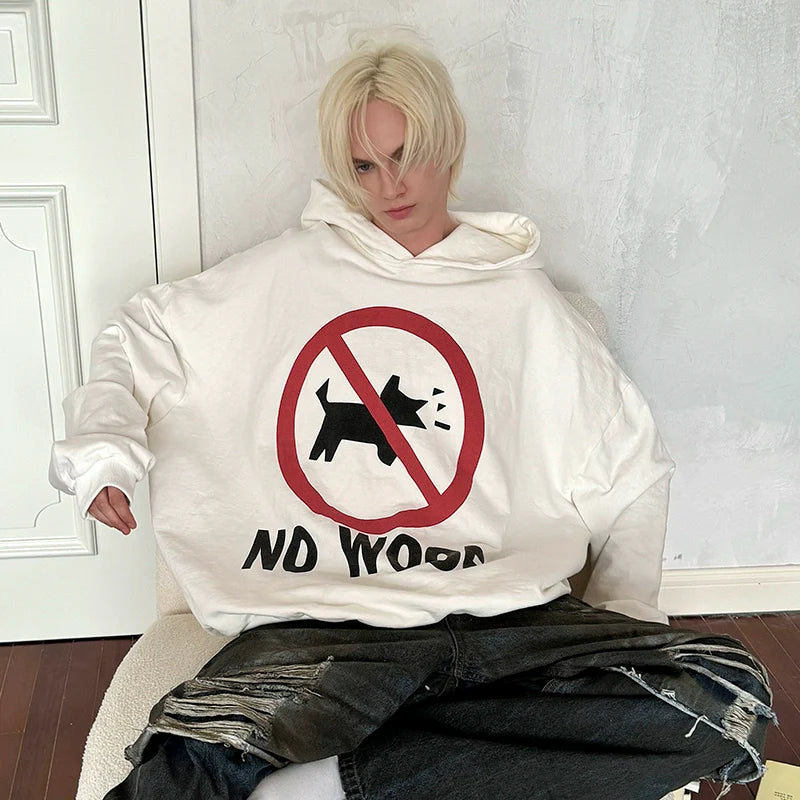 NO BARKING DOGS HOODIE