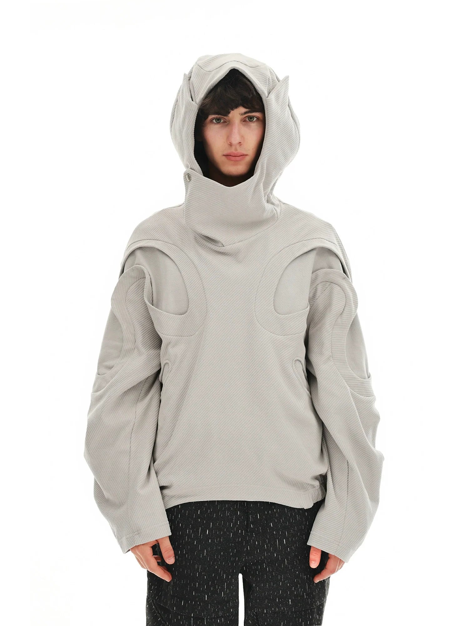 BUTTERFLY BEETLE PATCHWORK HOODIE