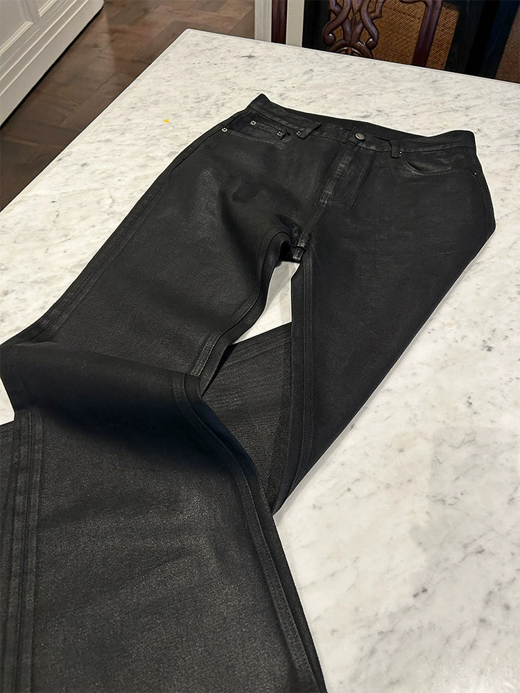 DISTRESS WAXED JEANS