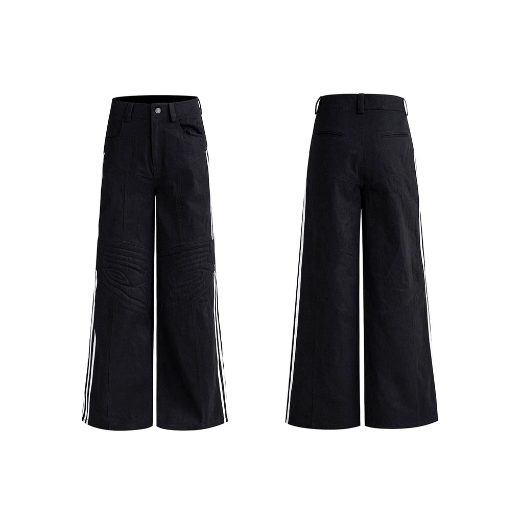 [SET-UP]FOUR-LINE DENIM PANTS