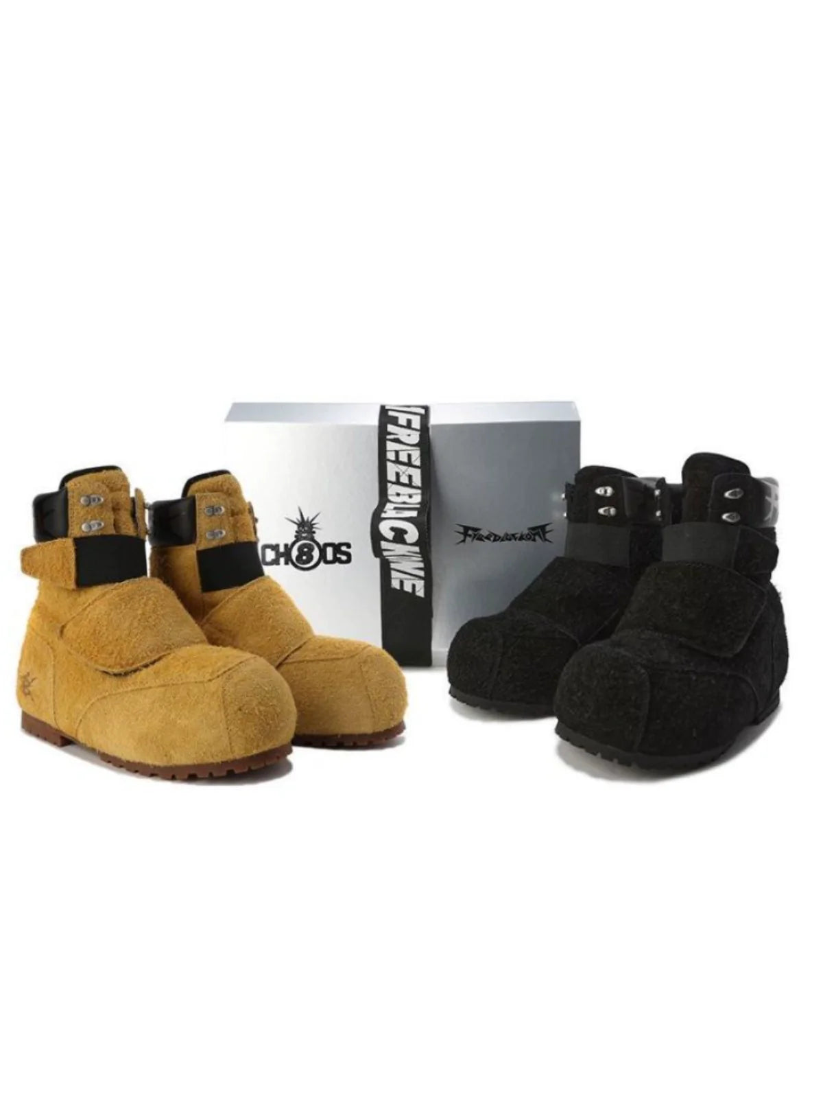 HIGHBOND COWHIDE SKI BOOTS
