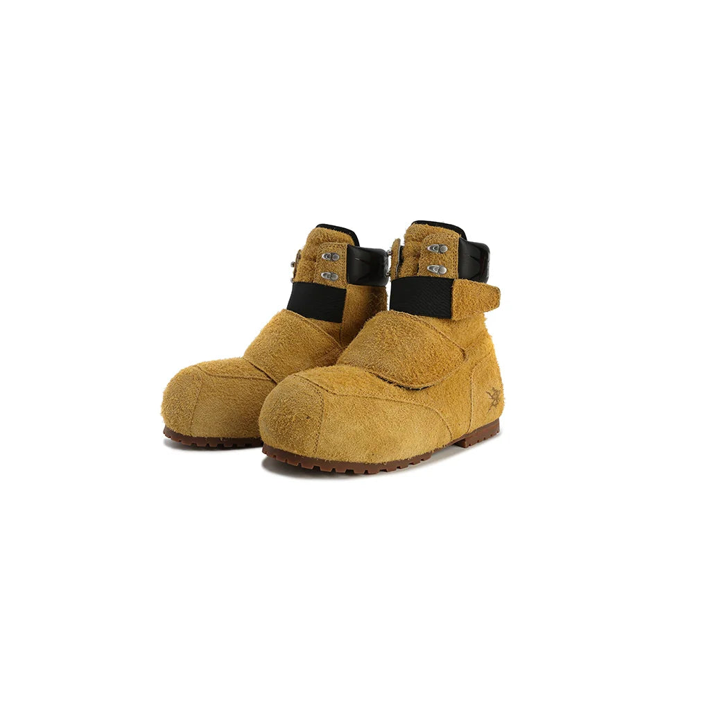 HIGHBOND COWHIDE SKI BOOTS