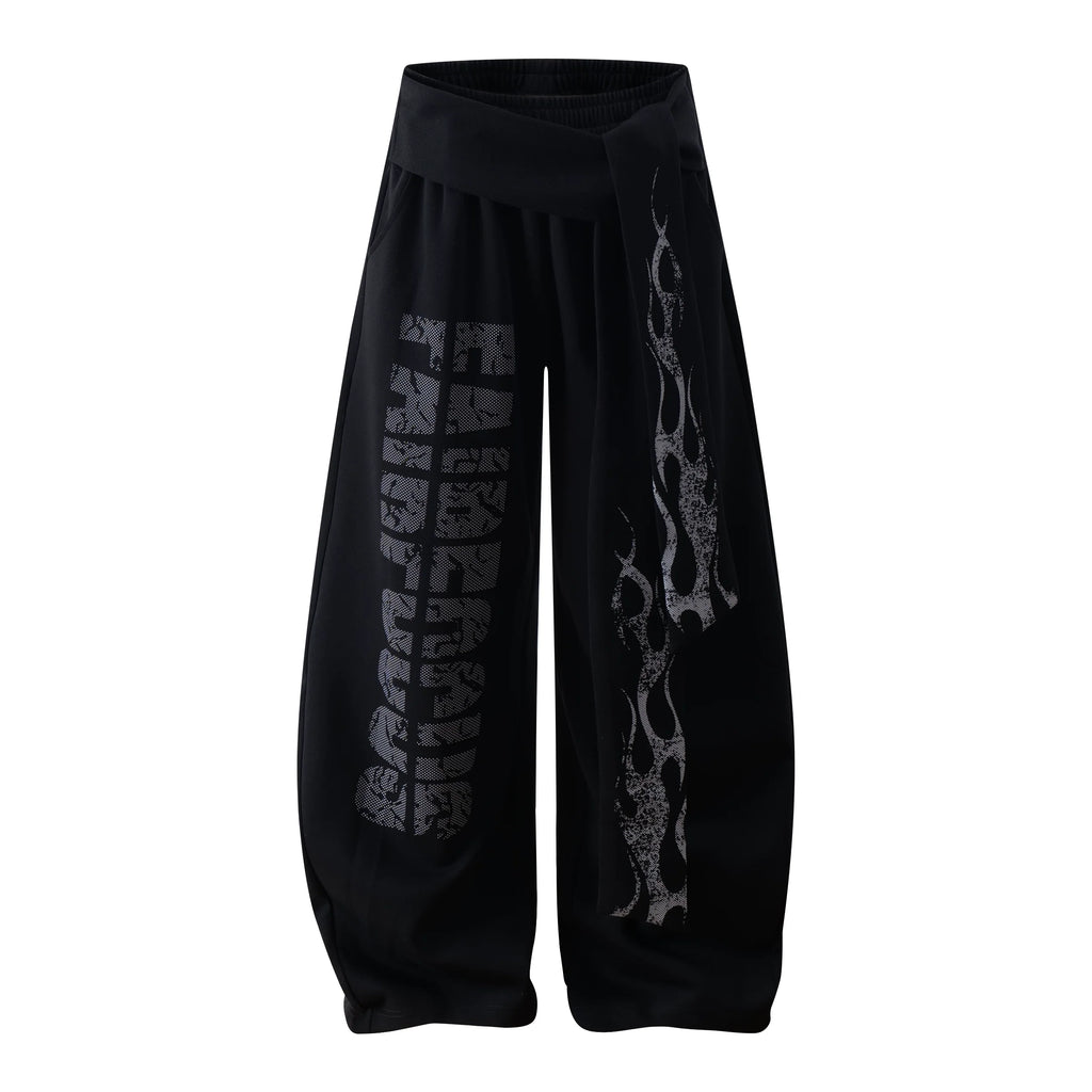 Y2K GRAPHIC DANCE SWEATPANTS