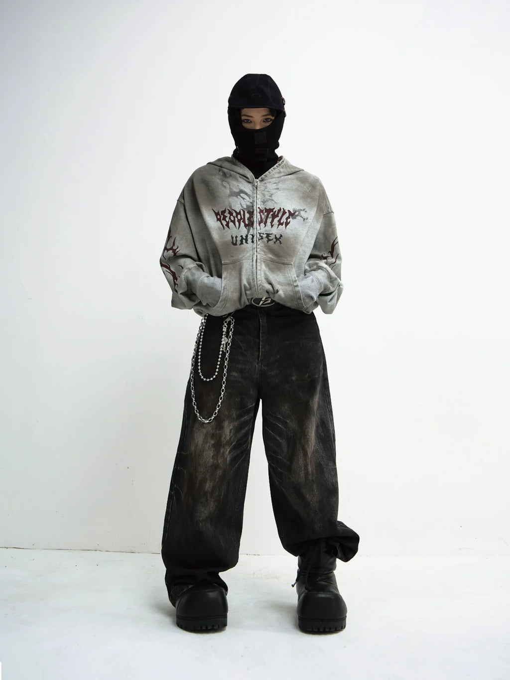 MASK-UP VINTAGE HOODIE