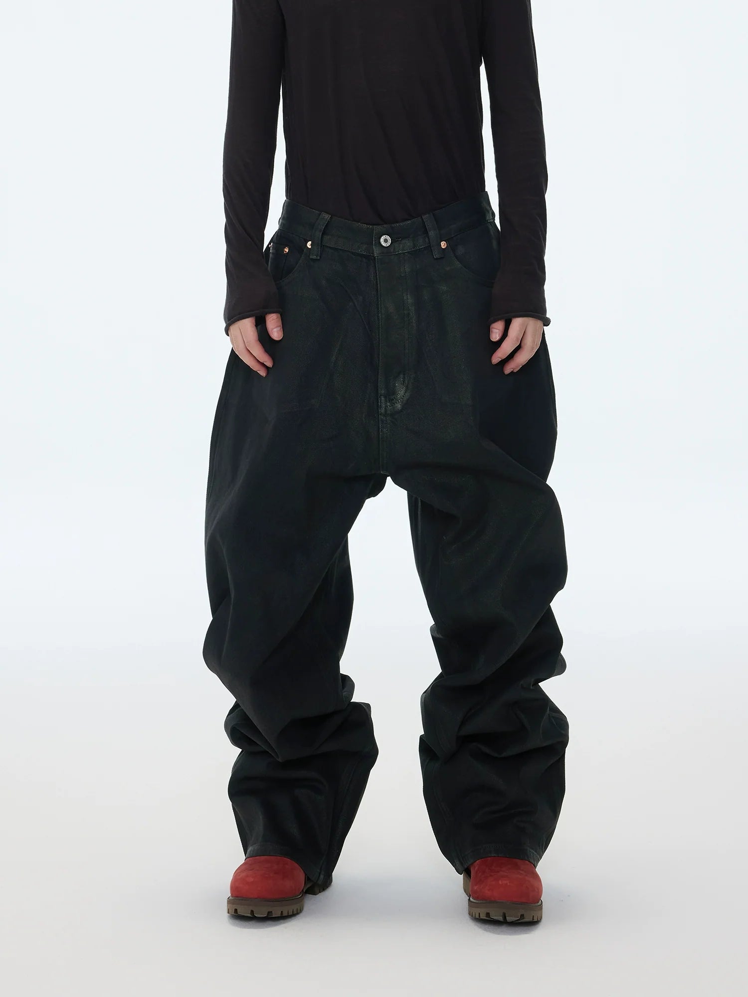 BRUSHED STRAIGHT PANTS