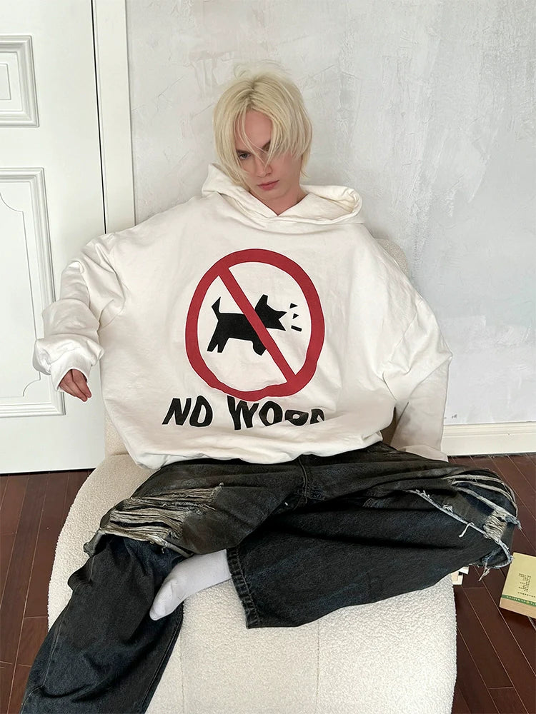 NO BARKING DOGS HOODIE