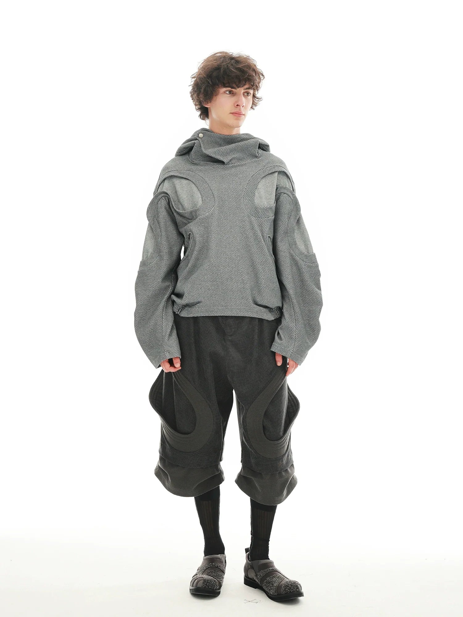 BUTTERFLY BEETLE PATCHWORK HOODIE
