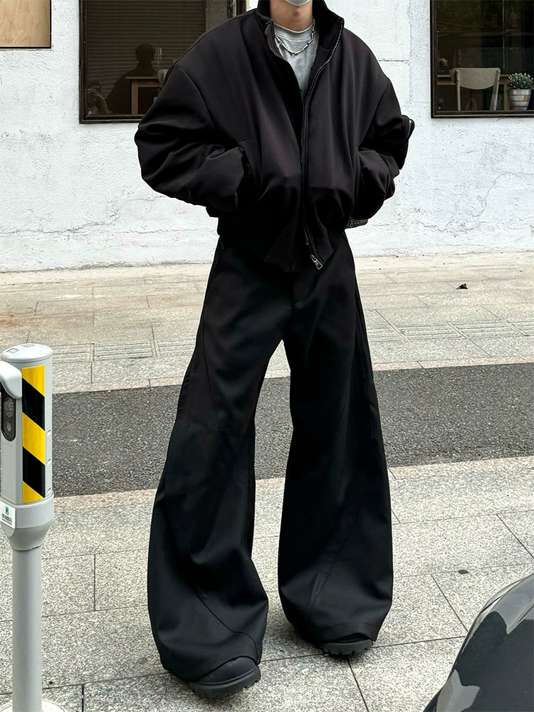 WIDE LEG CASUAL PANTS