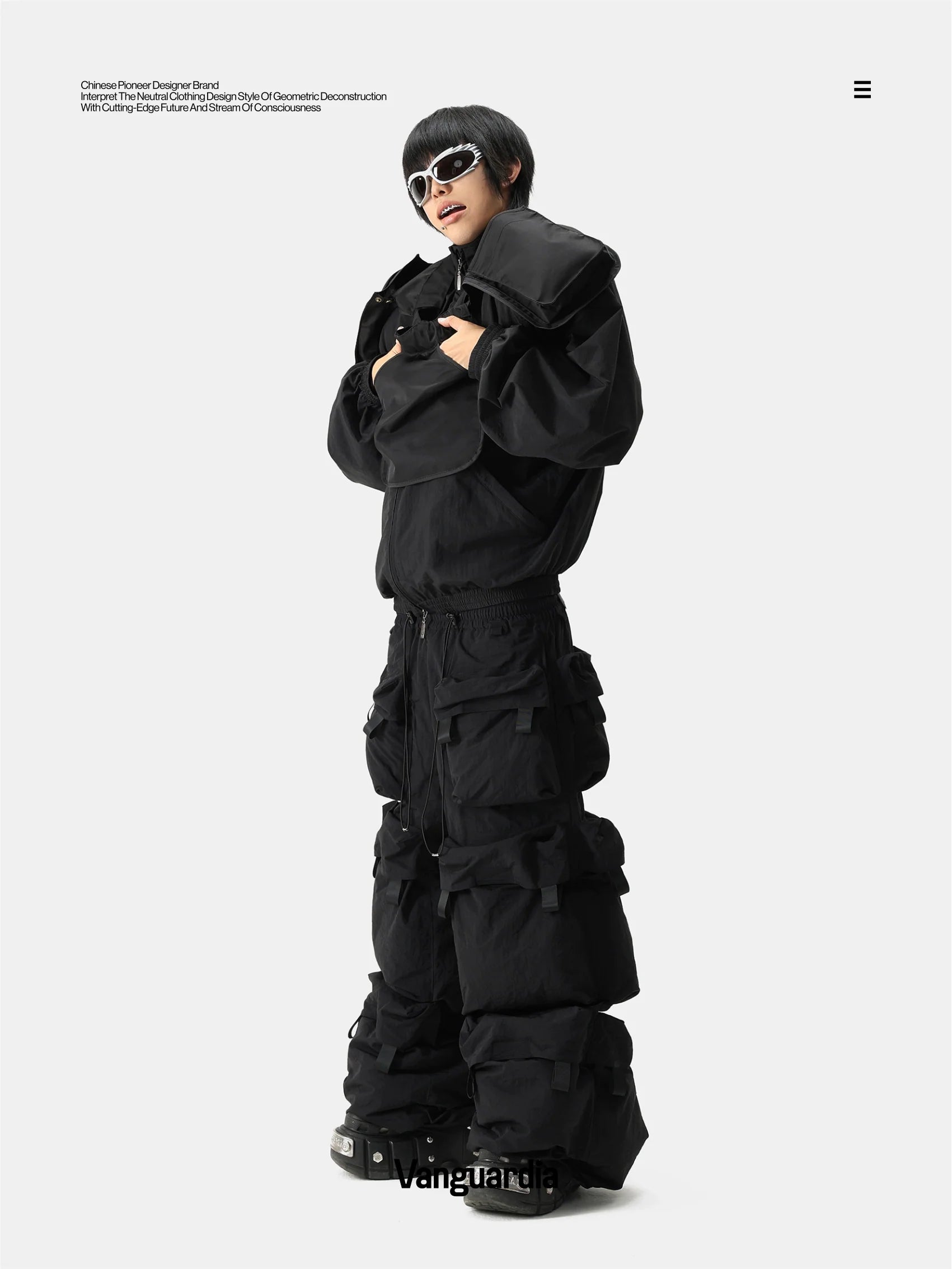 MULTI-POCKET NYLON WORK PANTS