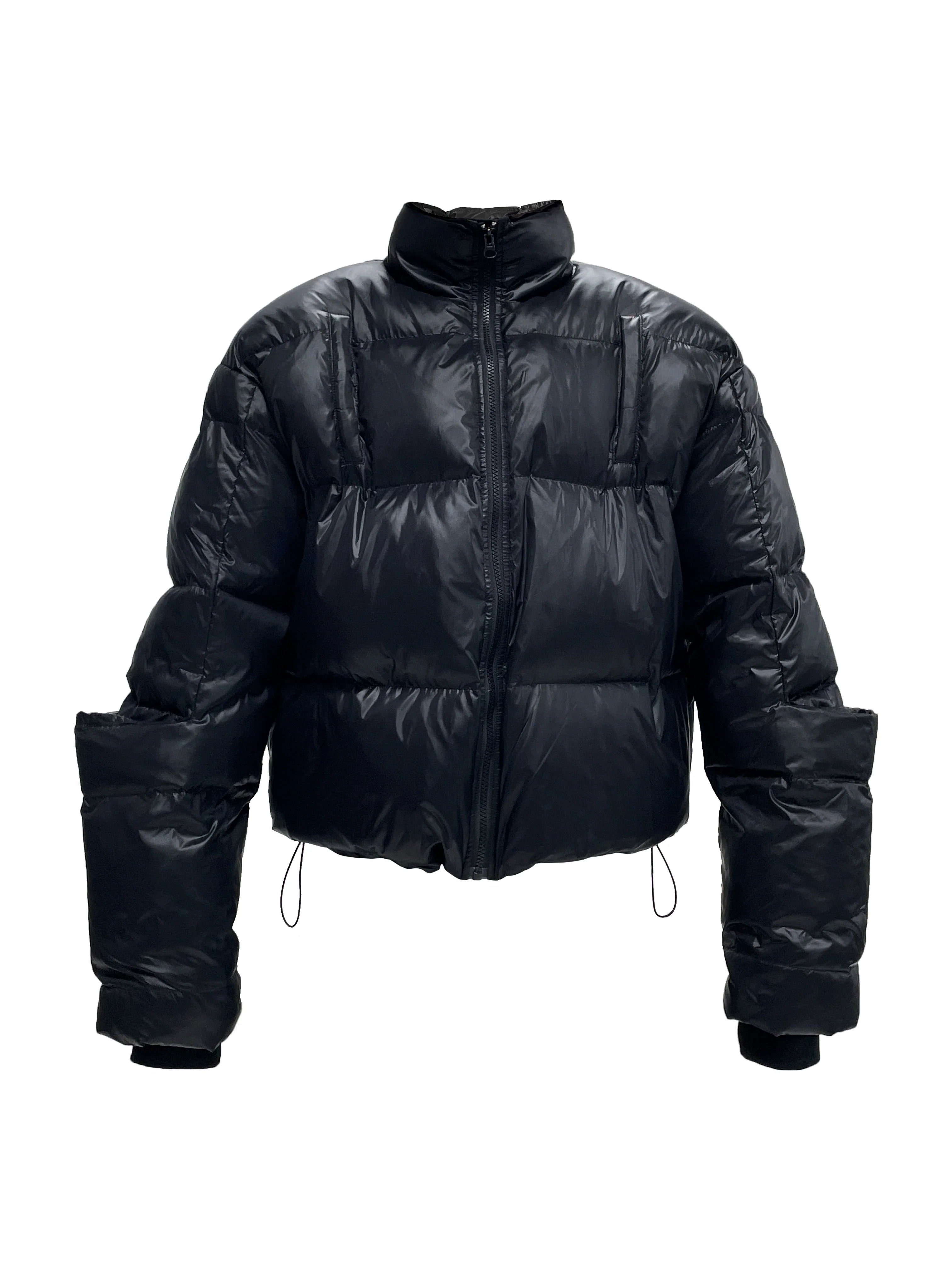 LOOSE DOWN JACKET WITH DRAWSTRING