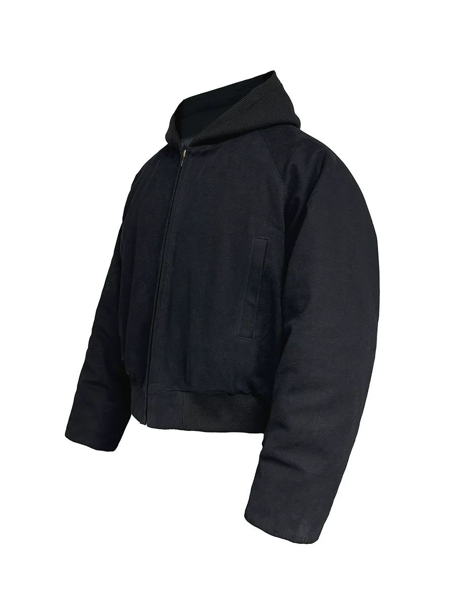 CANVAS HOODED JACKET