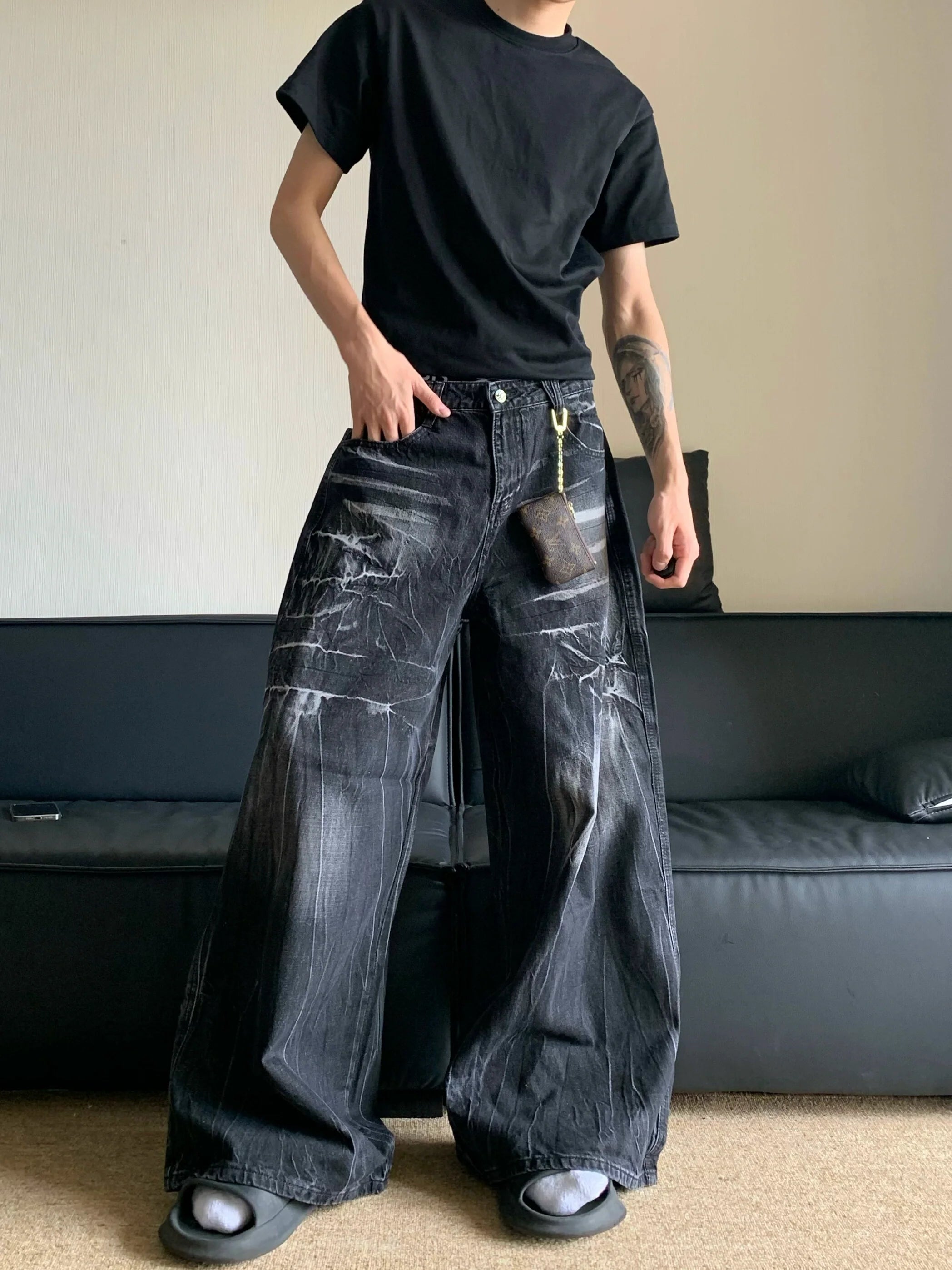 VINTAGE WIDE-LEG JEANS