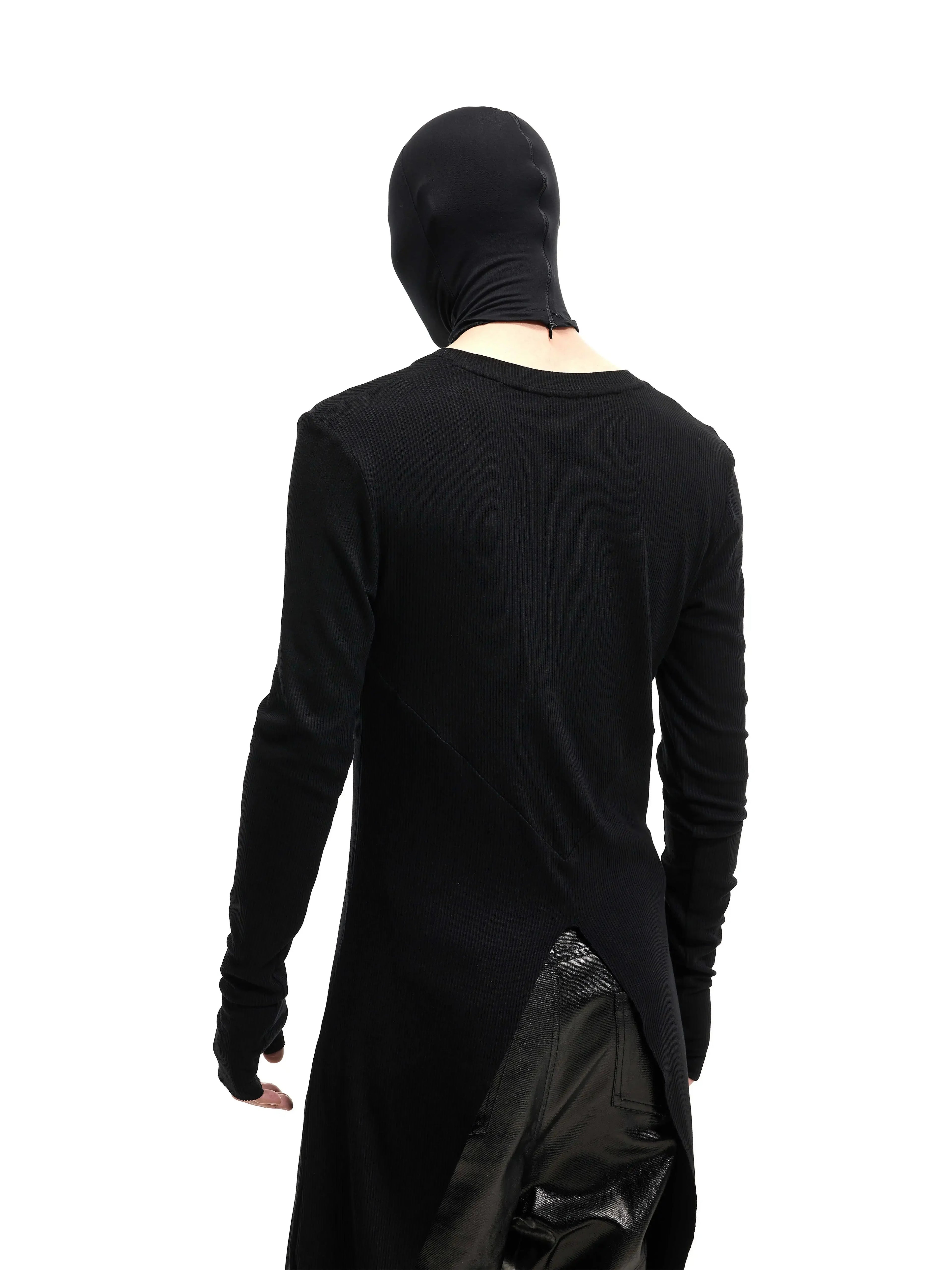 V-NECK KNIT LONG SLEEVE SHIRT