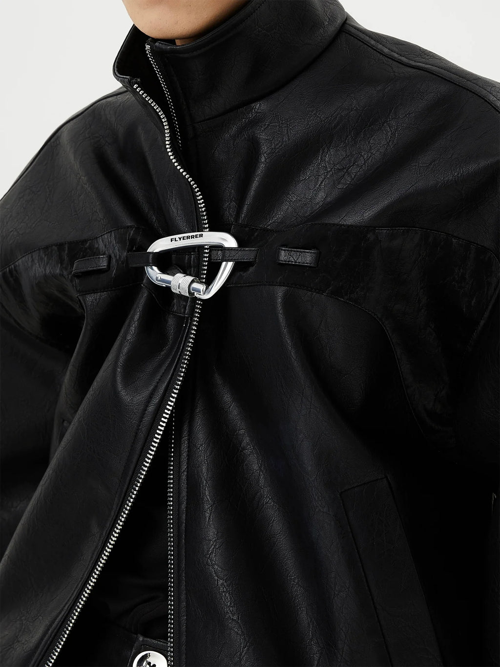 DOUBLE ZIPPER BIKER JACKET