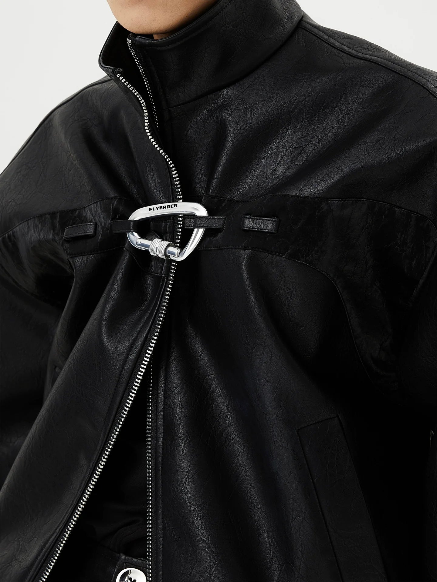 DOUBLE ZIPPER BIKER JACKET