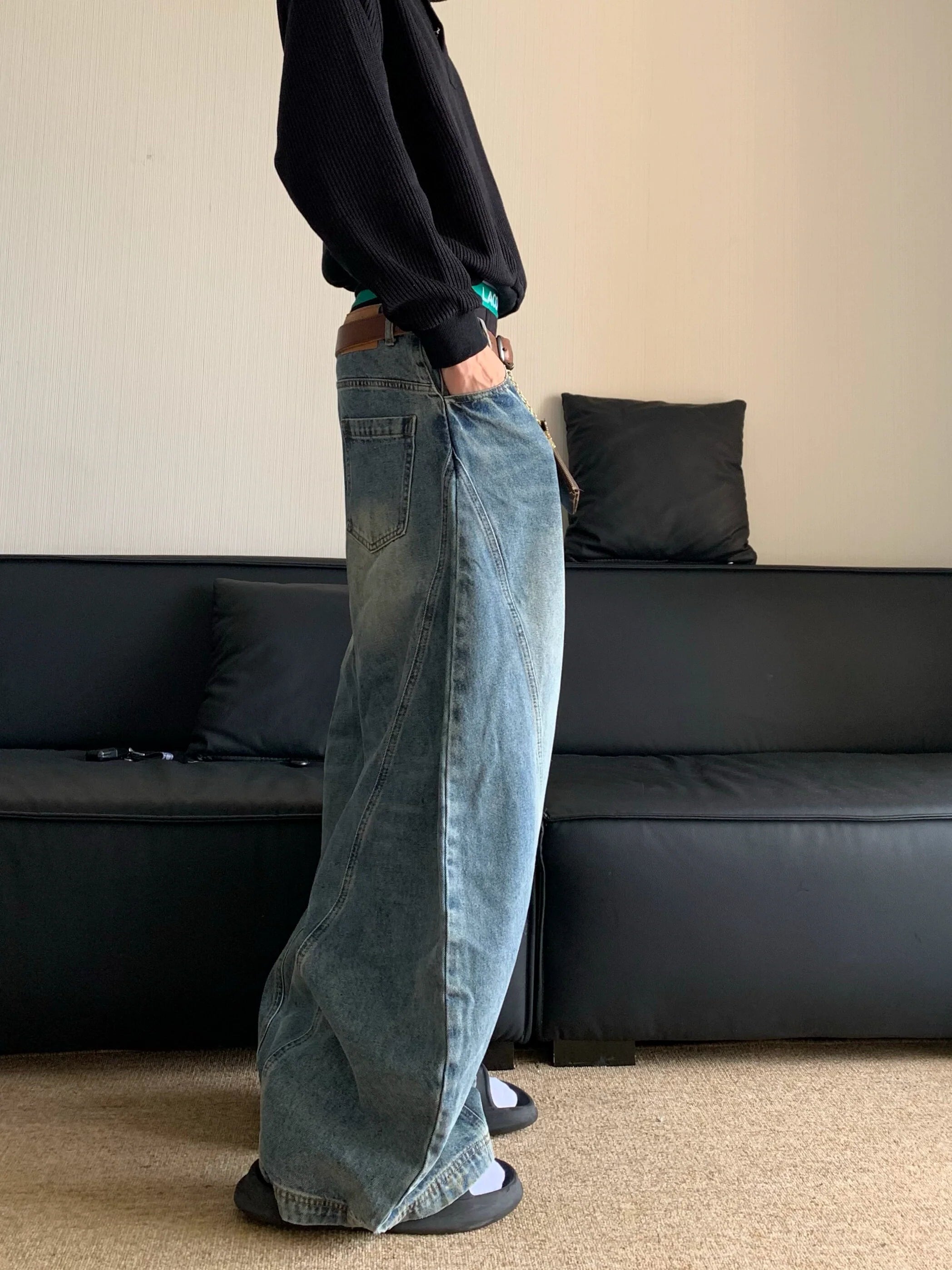 WIDE LEG DENIM