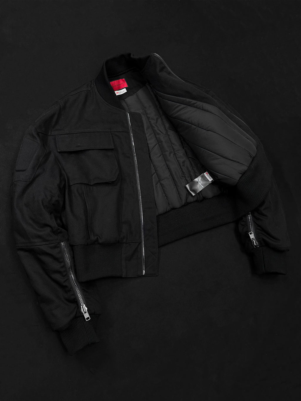 DARK SILHOUETTE BOMBER JACKET