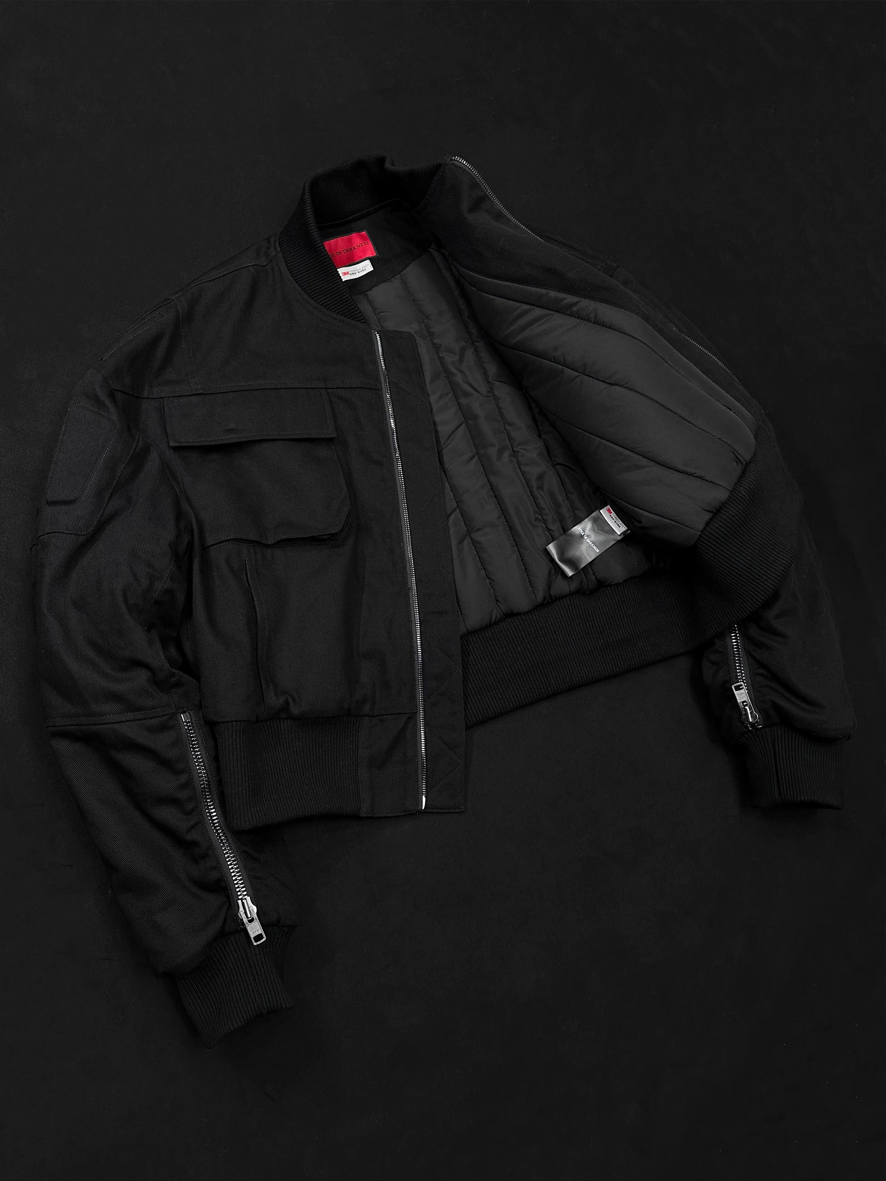 DARK SILHOUETTE BOMBER JACKET