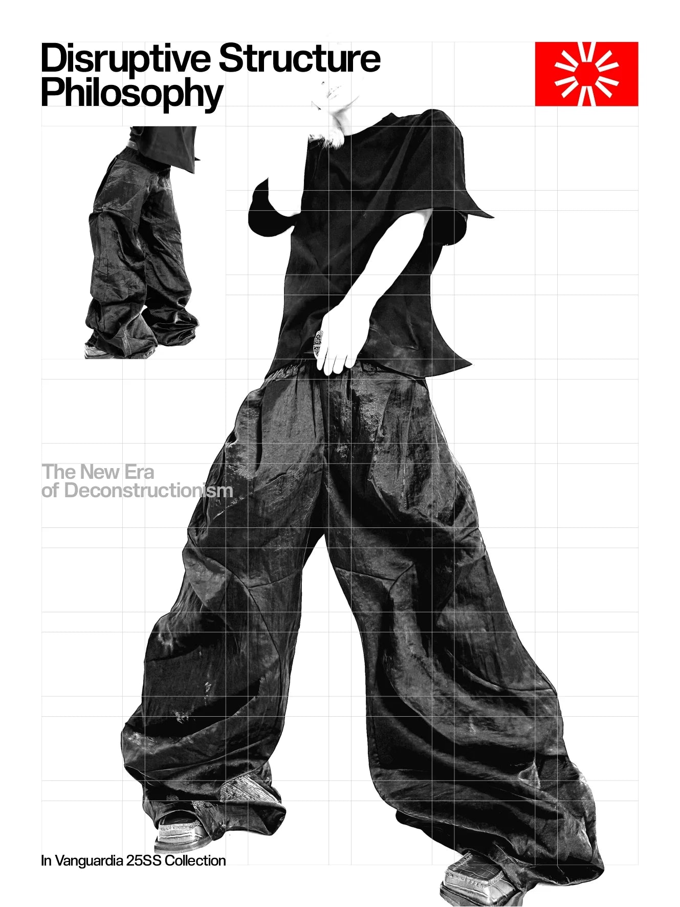 QUICK DRY BLACK WIDE LEG PANTS