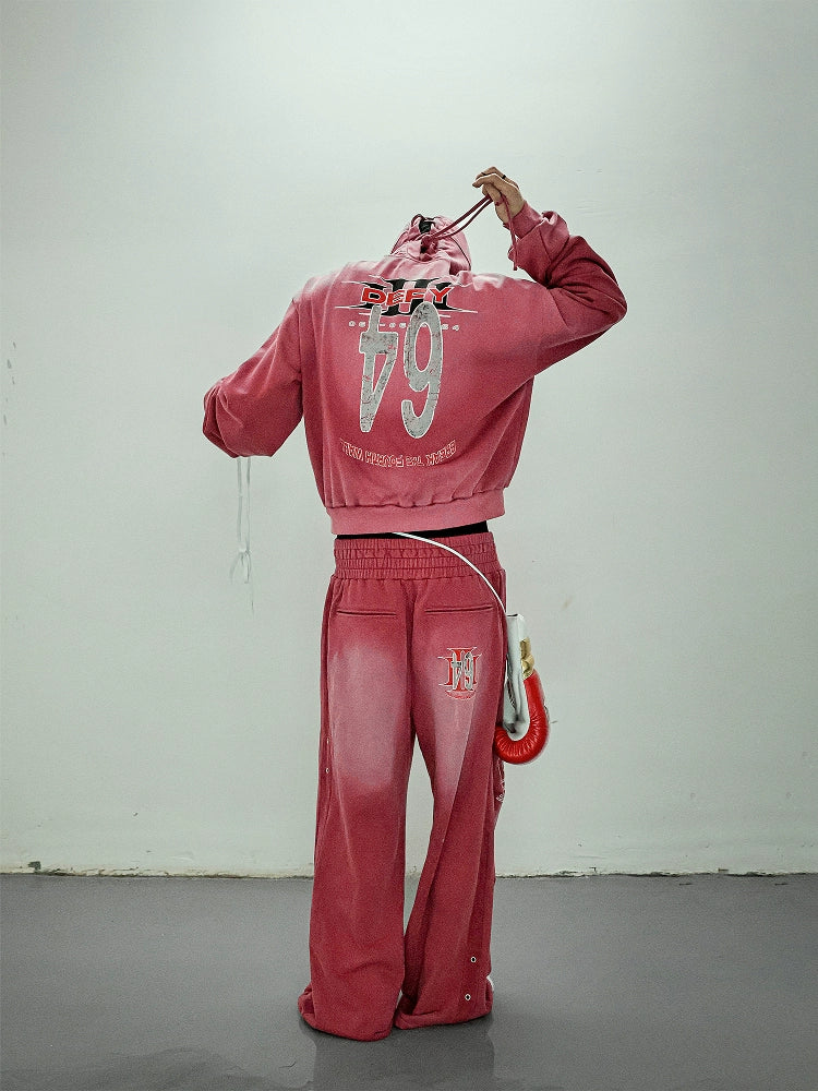VINTAGE BOXING HOODIE SET