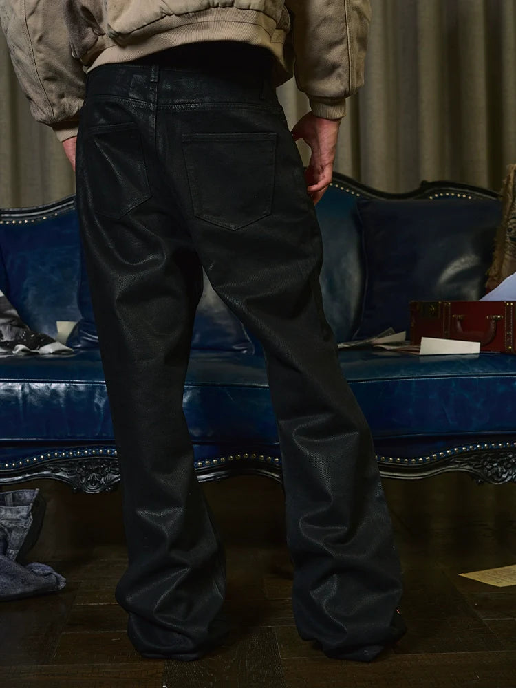 DISTRESS WAXED JEANS