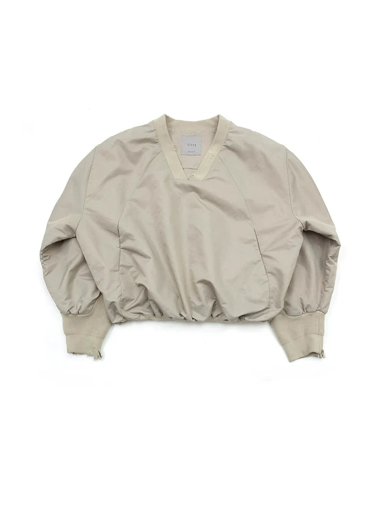 DEFORMED V-NECK TOP