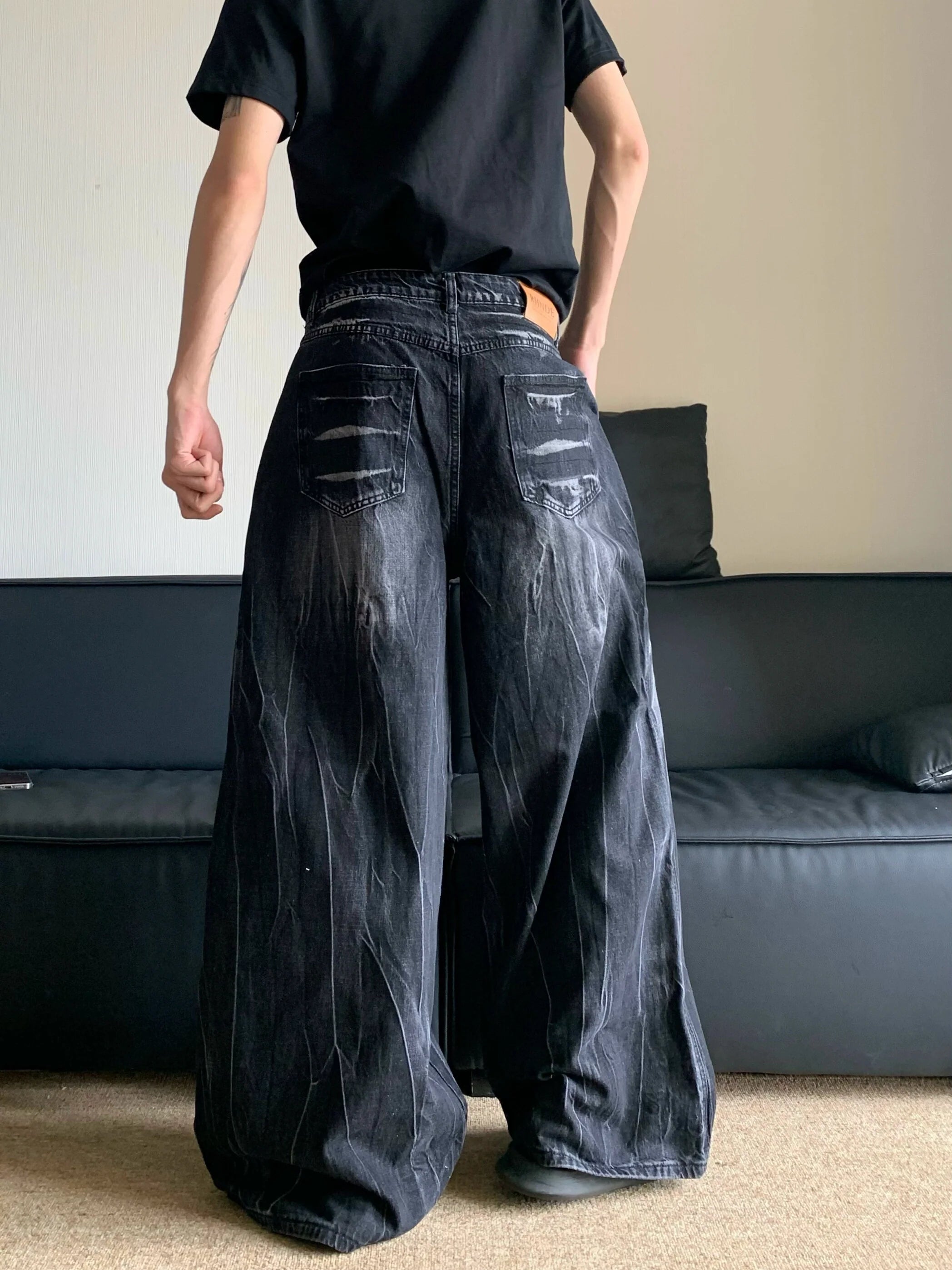 VINTAGE WIDE-LEG JEANS