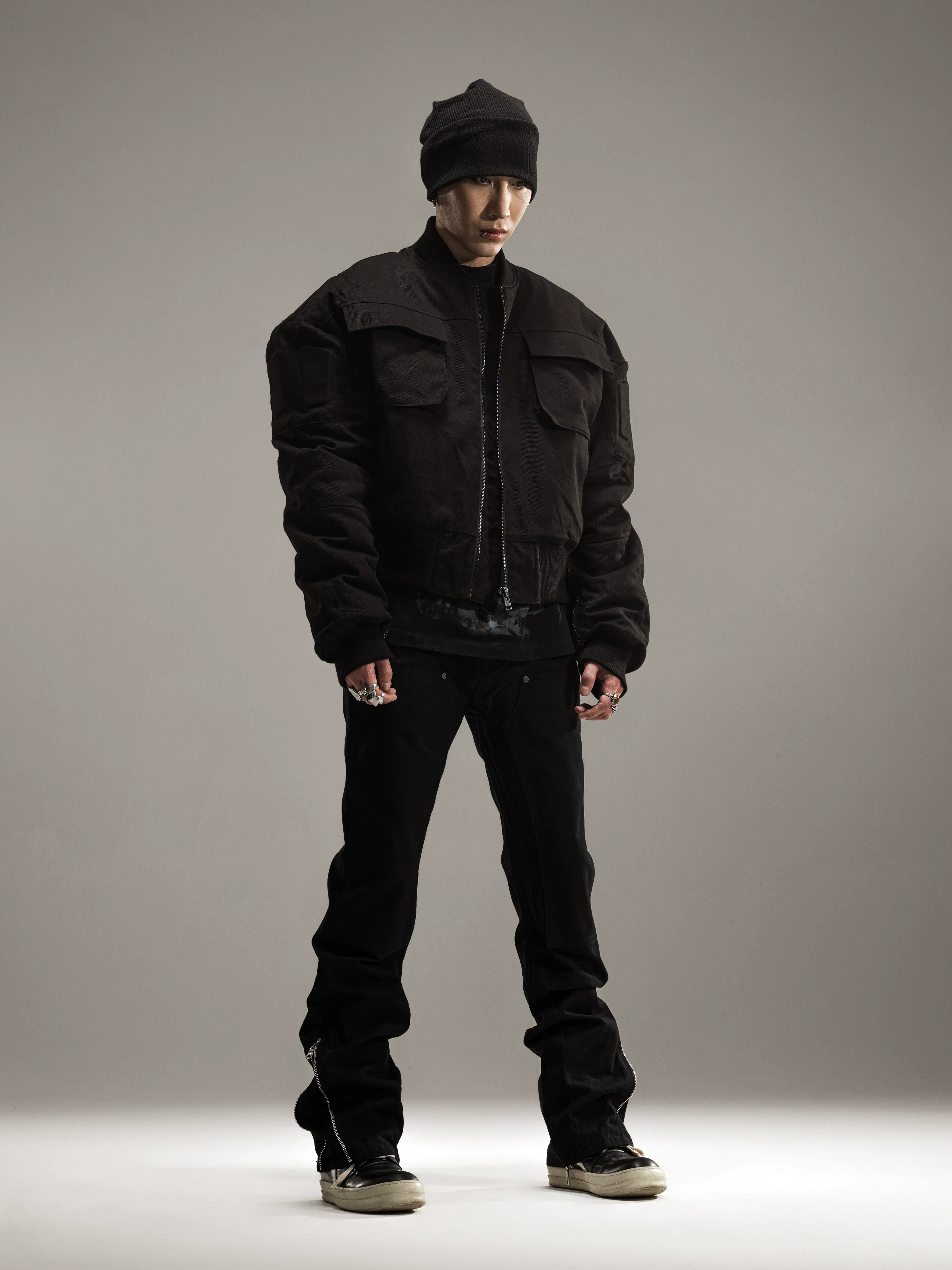 DARK SILHOUETTE BOMBER JACKET