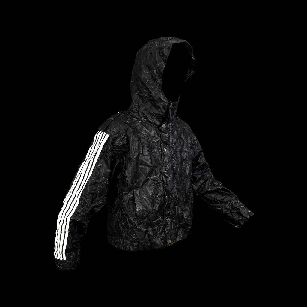 HOODED POPLINE JACKET