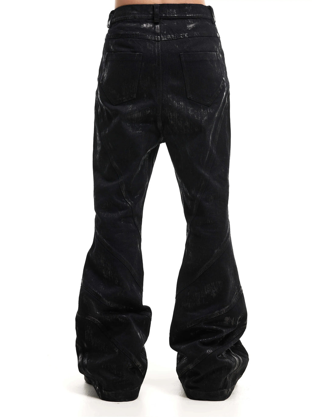 SLIM FLARE DENIM PANTS