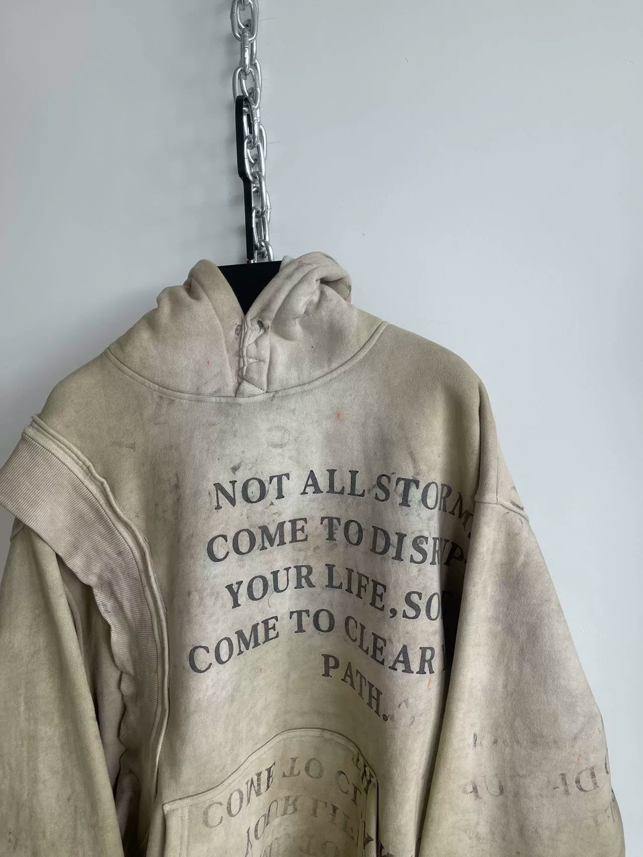 CUSTOM DISTRESSED HOODIE