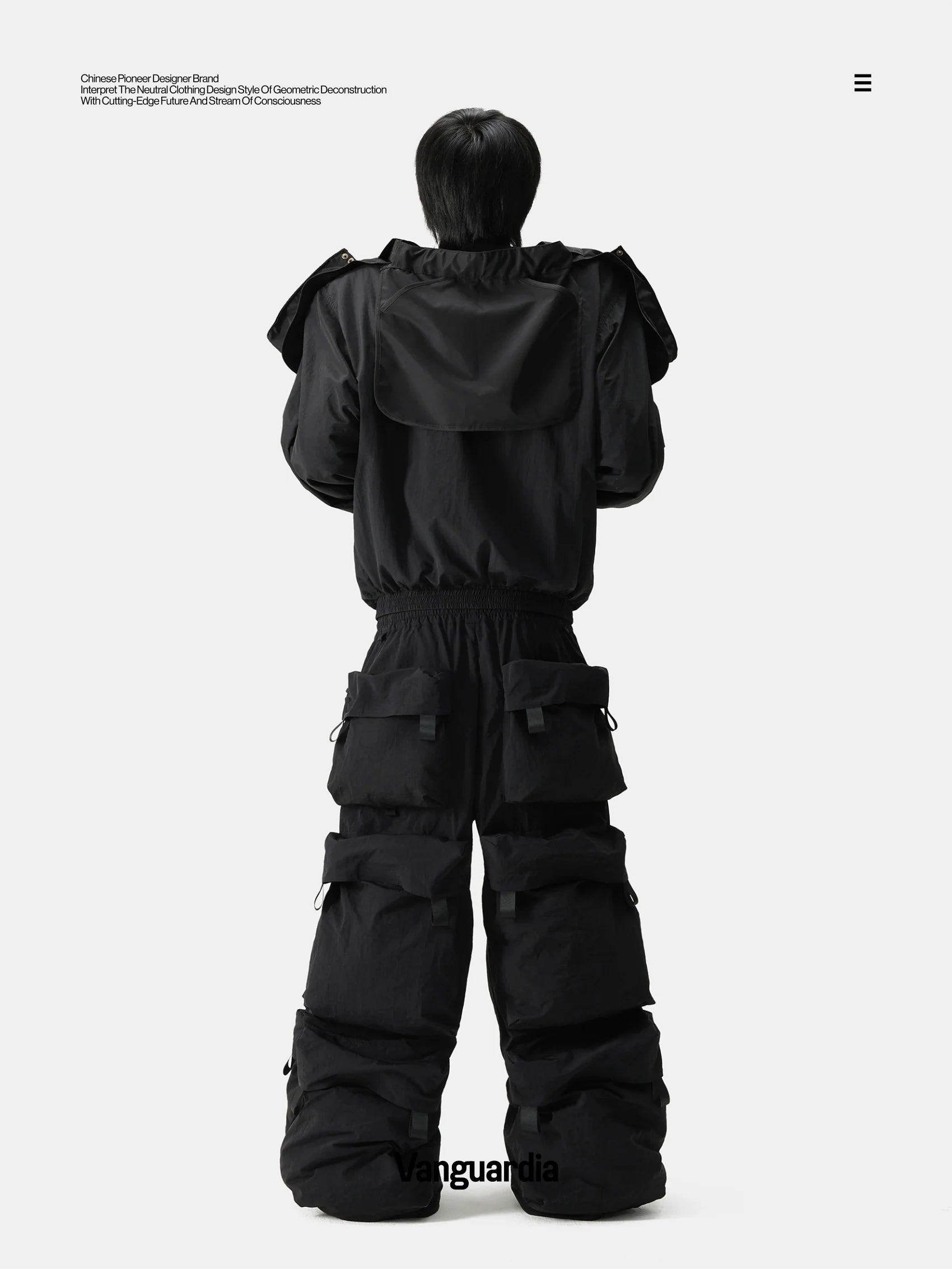 MULTI-POCKET NYLON WORK PANTS