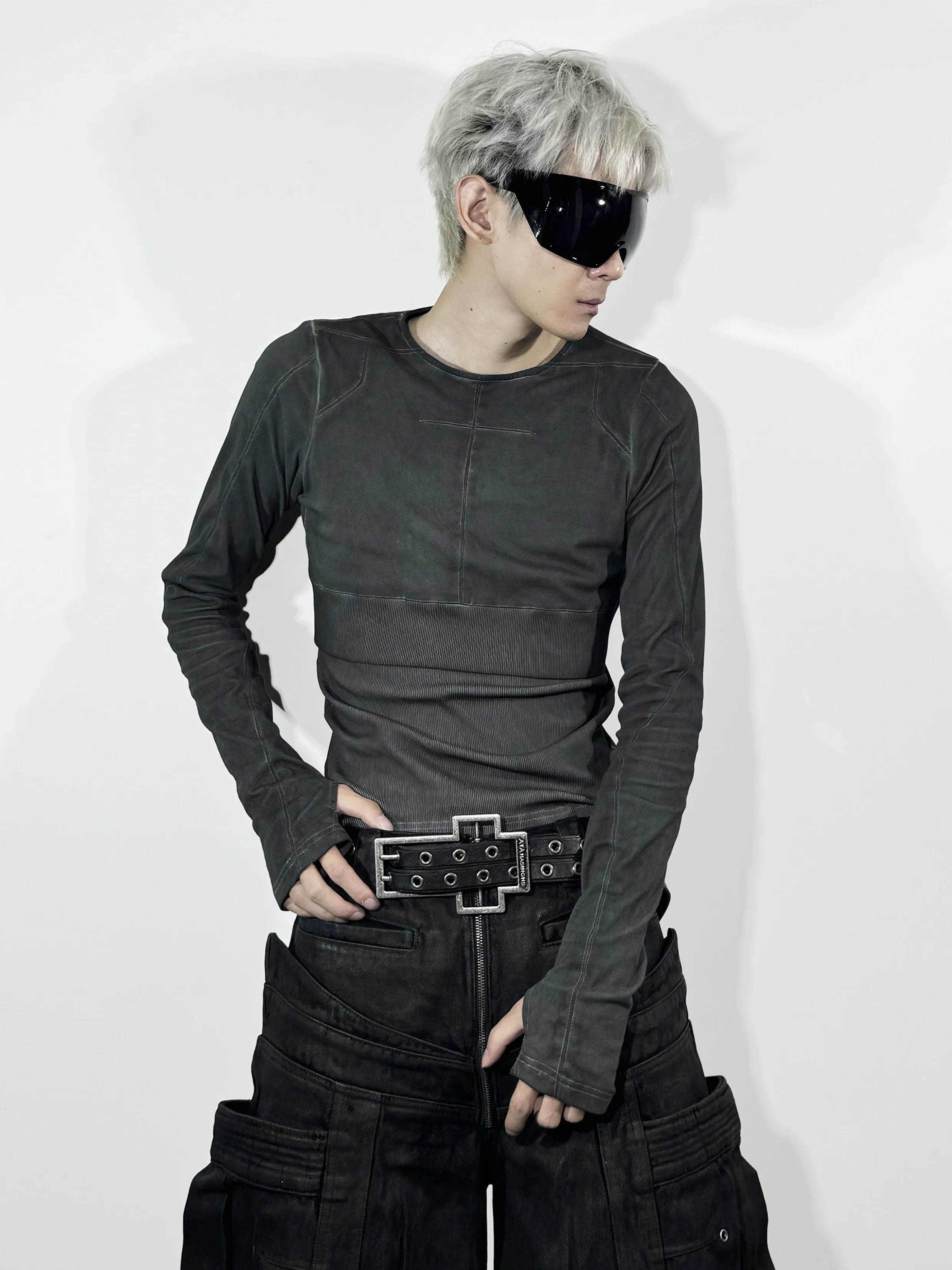 VINTAGE CROSS STRUCTURE T-SHIRT