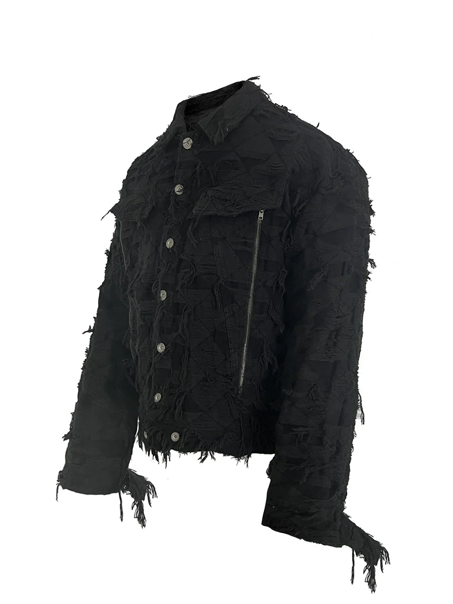 FRINGE MUMMIFIED JACKET