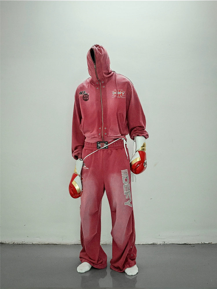 VINTAGE BOXING HOODIE SET