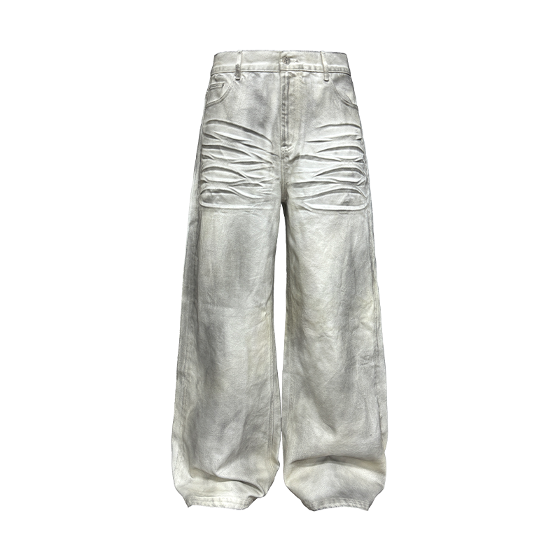 AGED WHITE JEANS