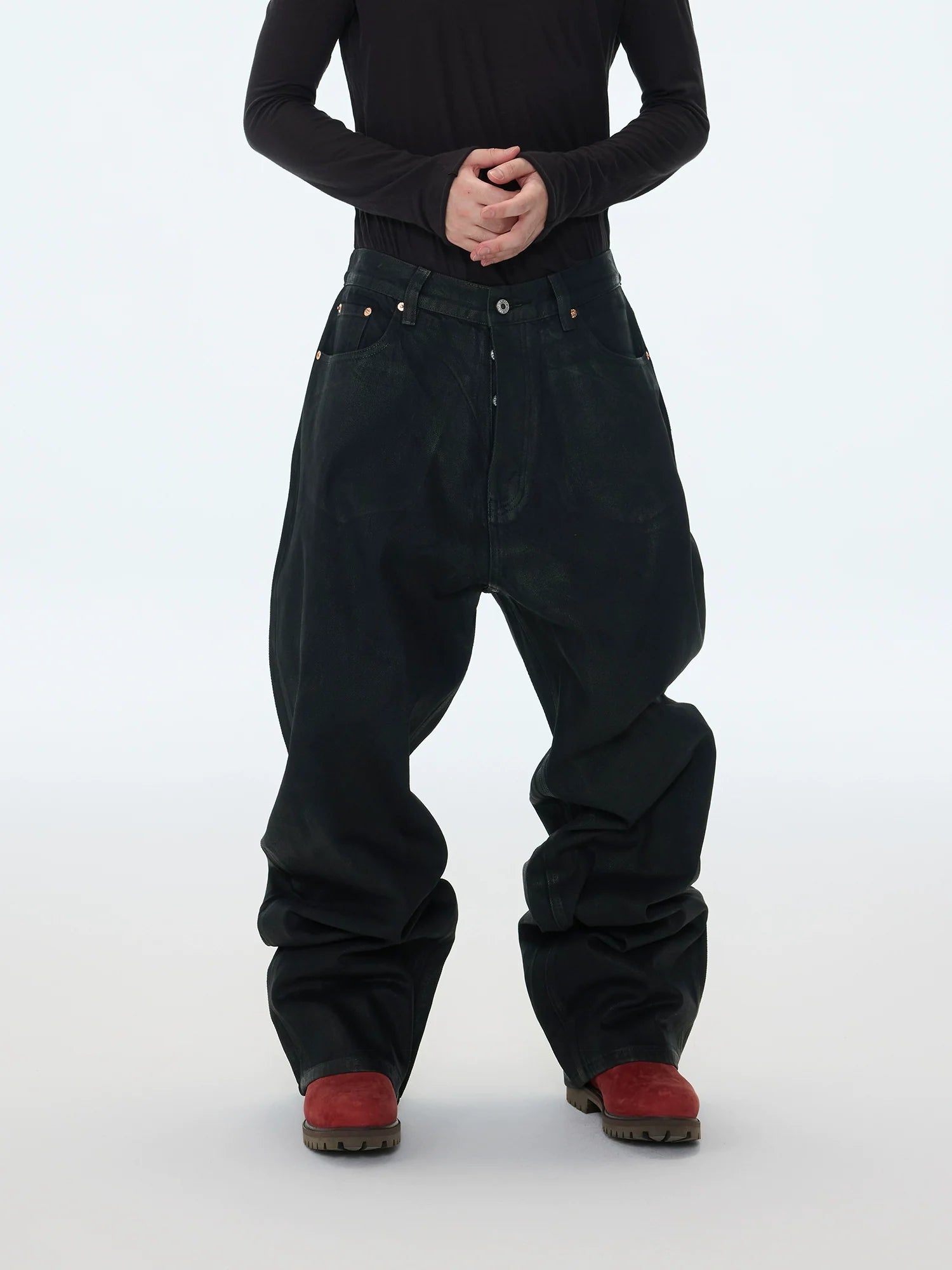 BRUSHED STRAIGHT PANTS