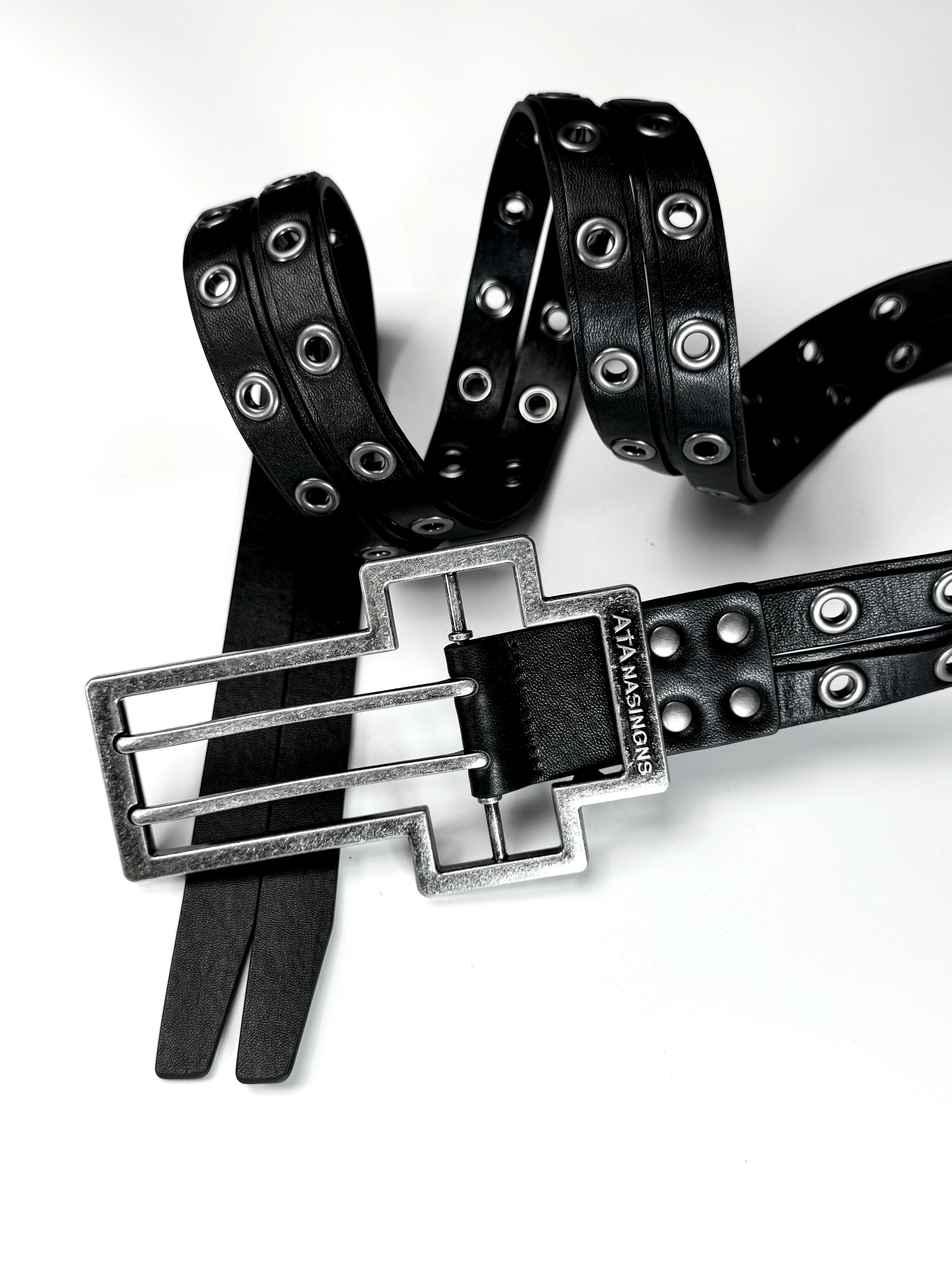 GENUINE LEATHER DOUBLE SPLIT BELT